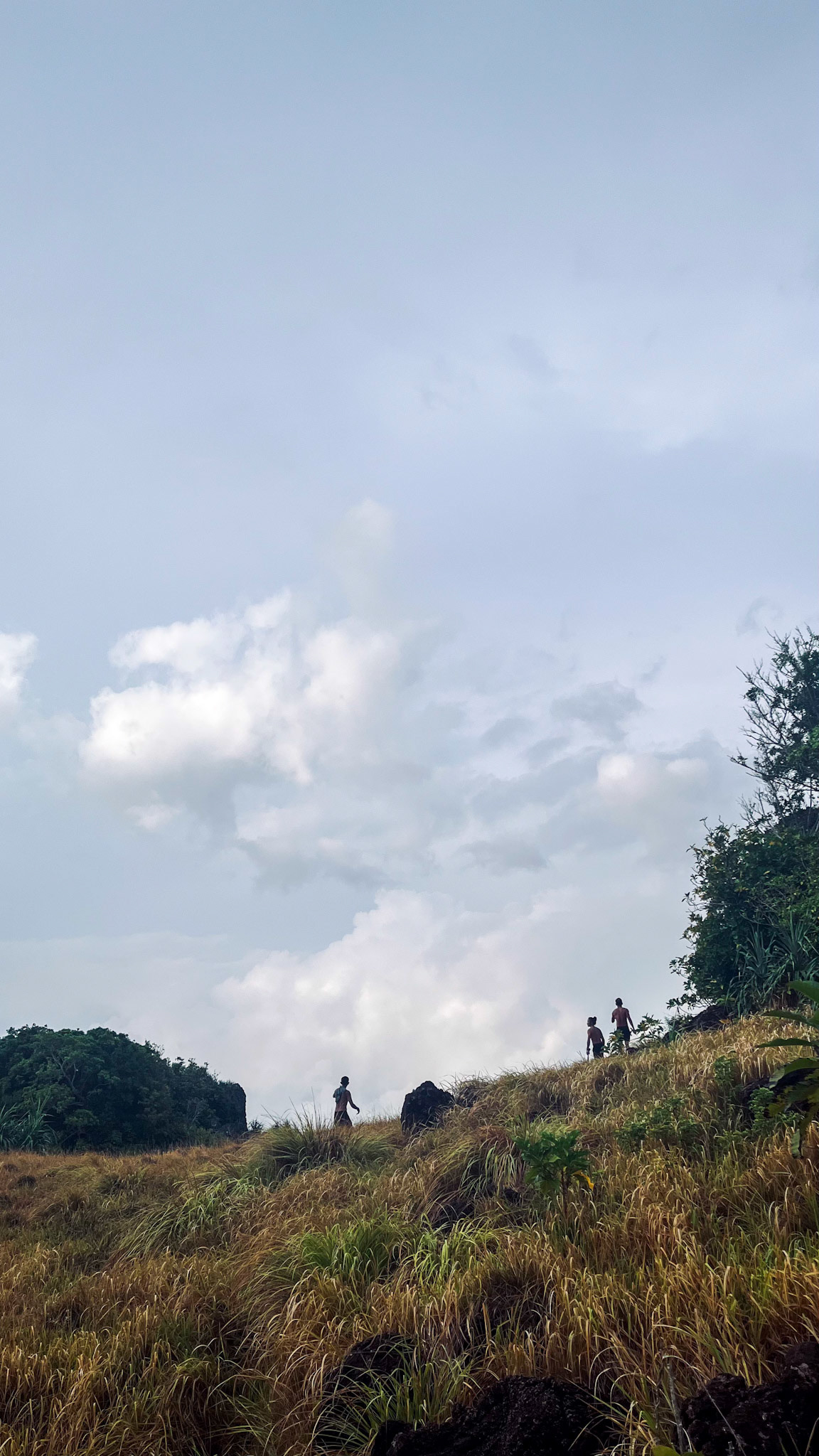 Exploring the middle section of the island