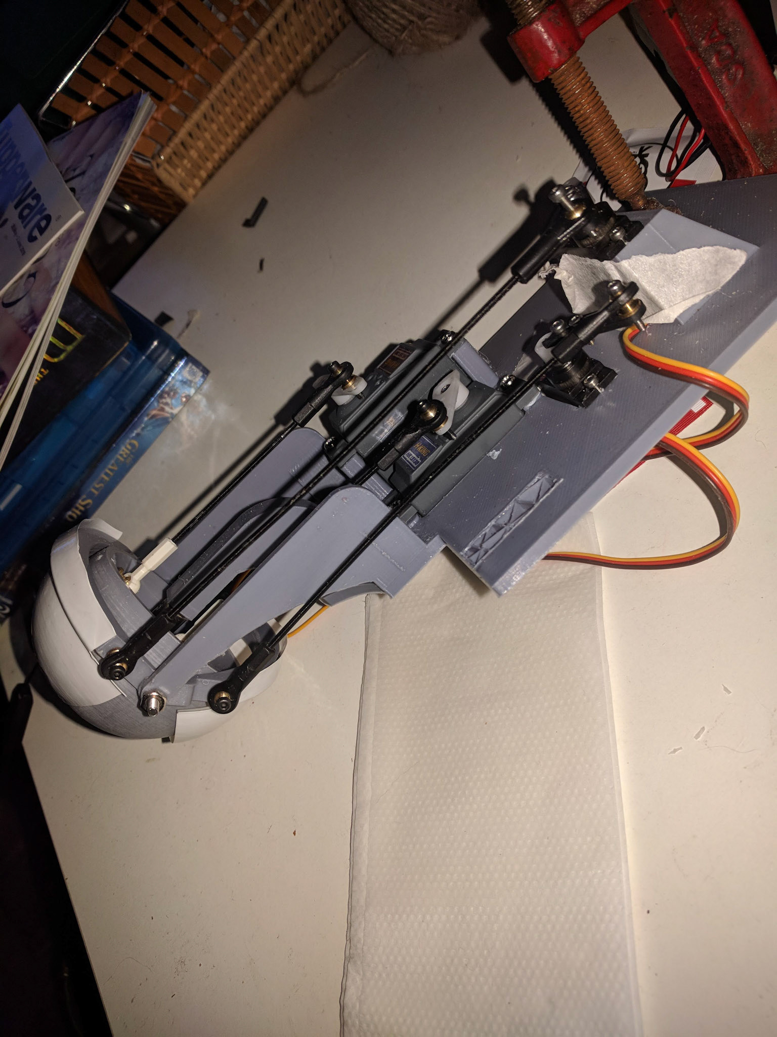 Prototype eye mechanism