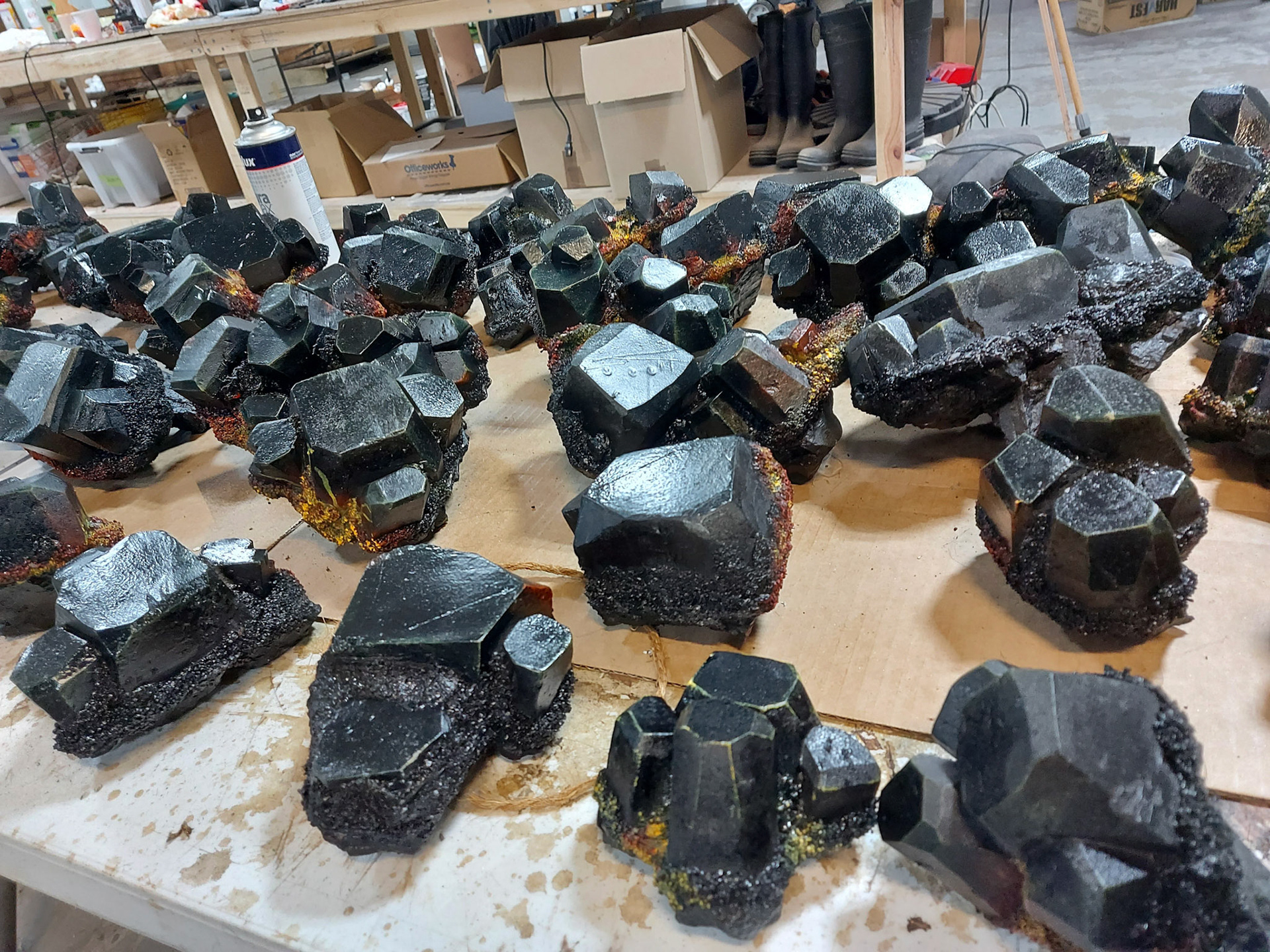Stylised rocks