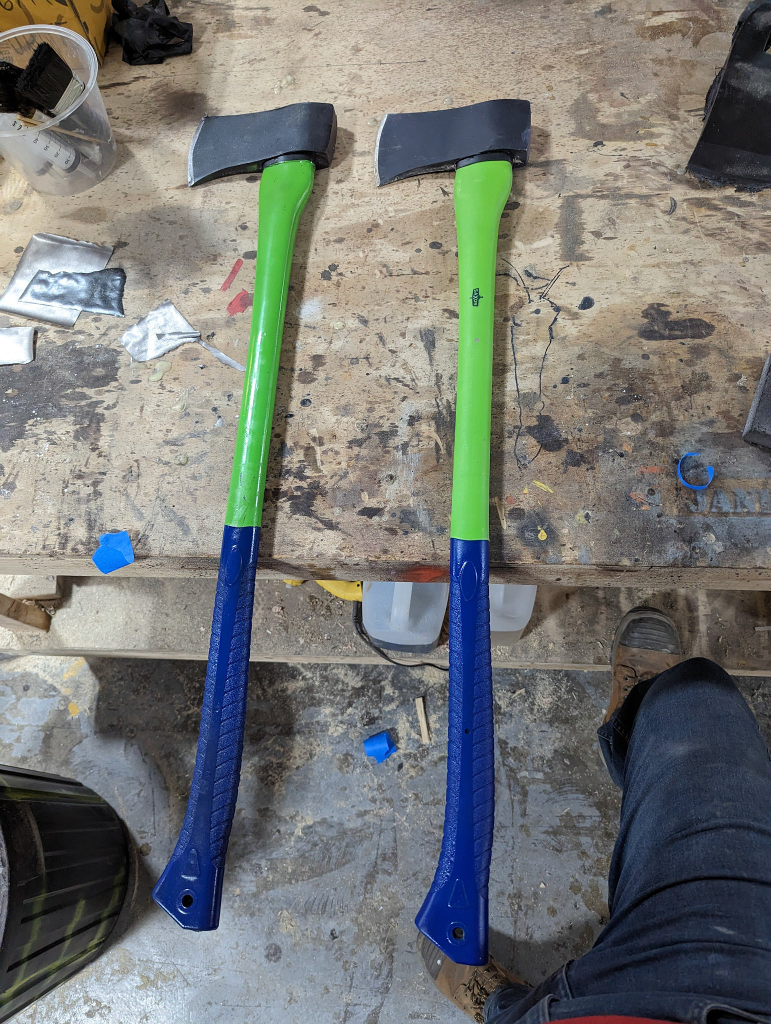 Soft axe and real axe