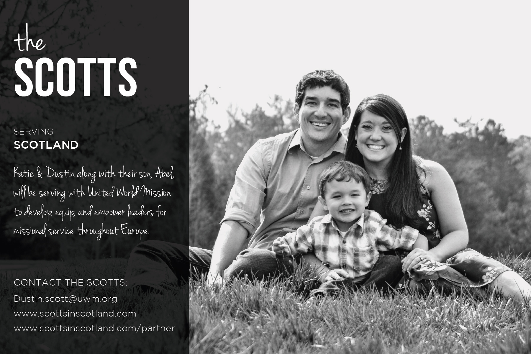 MISSIONARY CARD