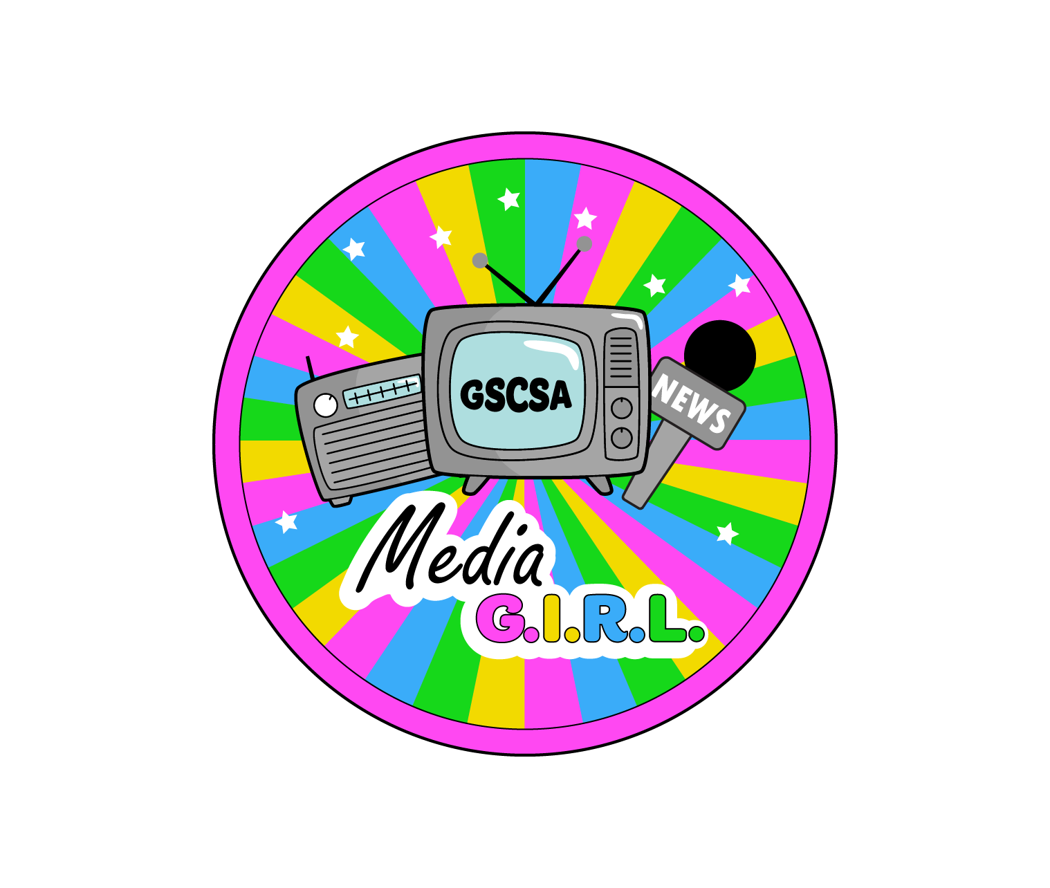 Media G.I.R.L Patch Design
