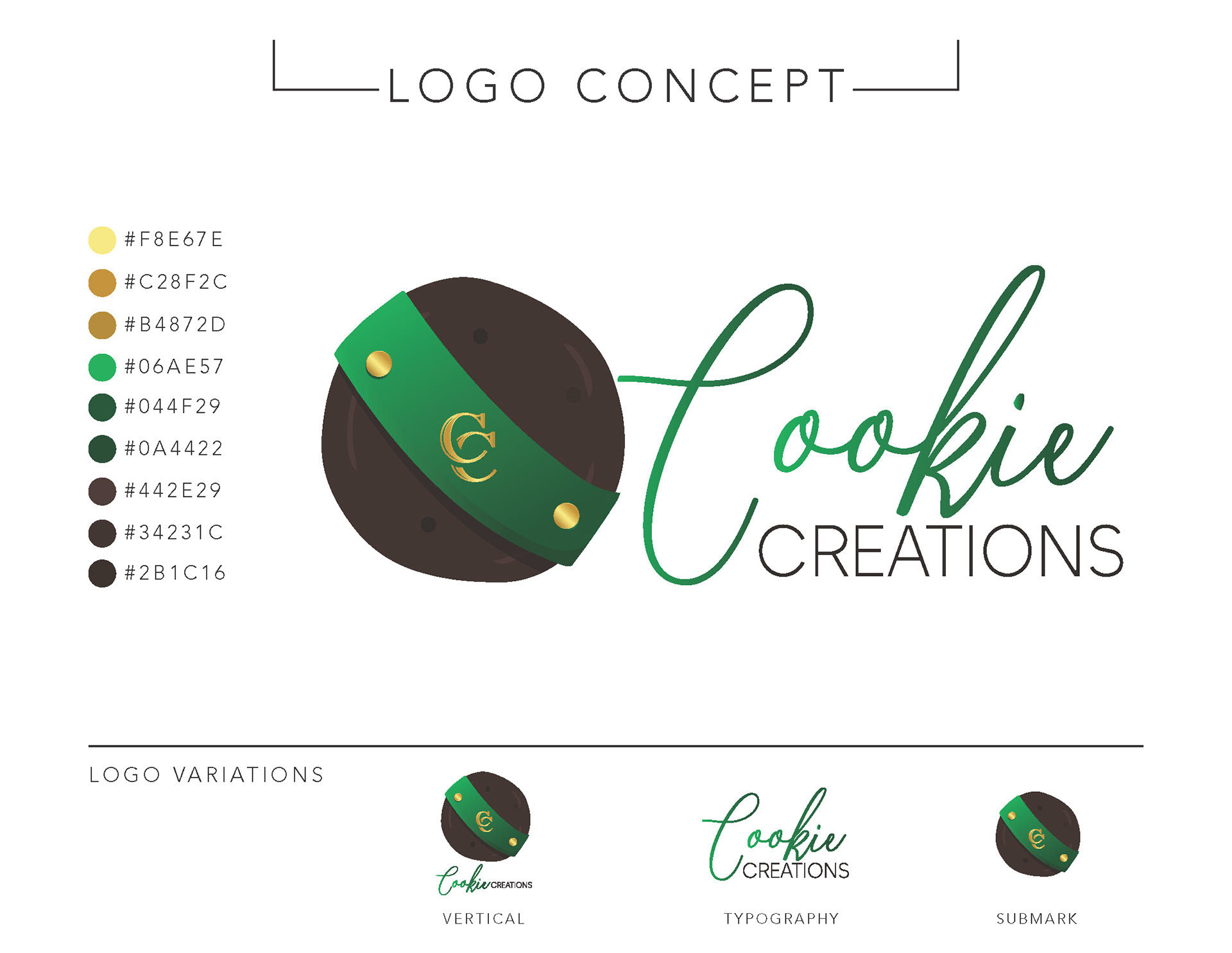 Cookie Creations Logo Concept