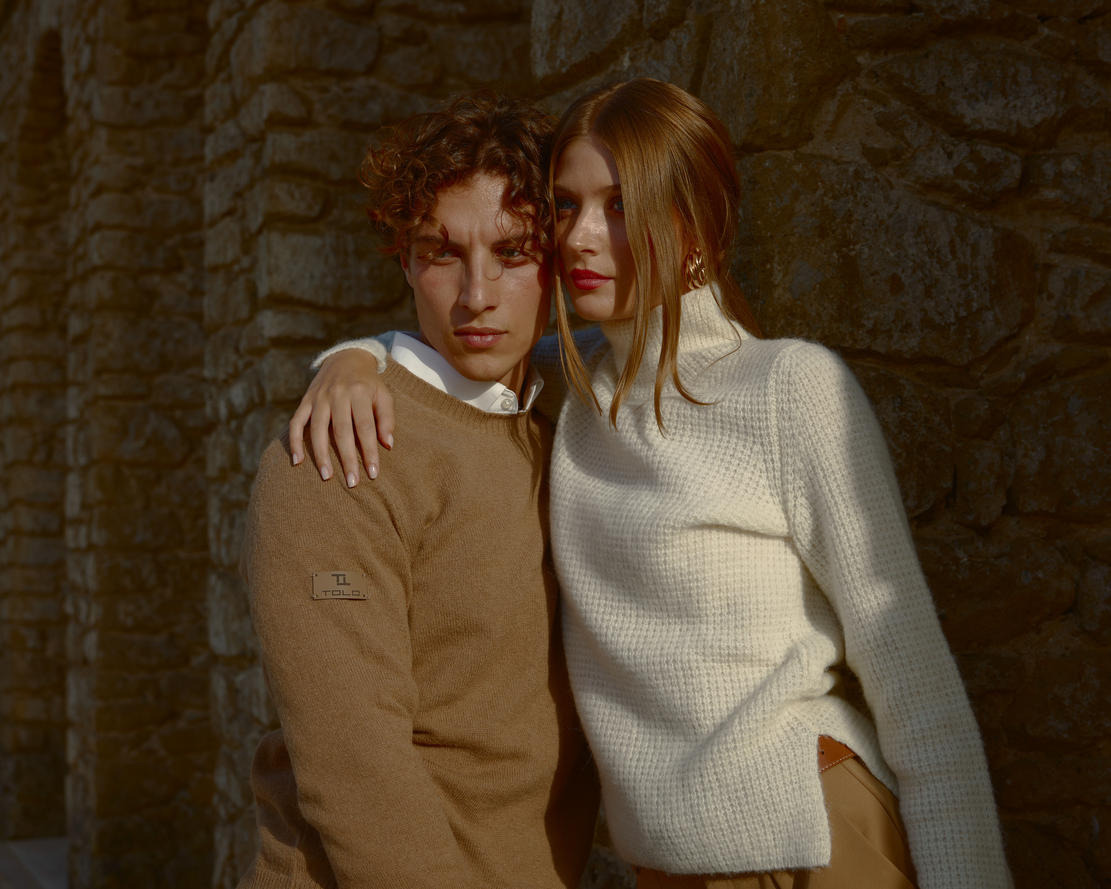 Makeup: Paulina Tyrala, Photography: Michele Perna, Models: Luigi Oliviero e Lucrezia Mennuti for TOLO alpaca
