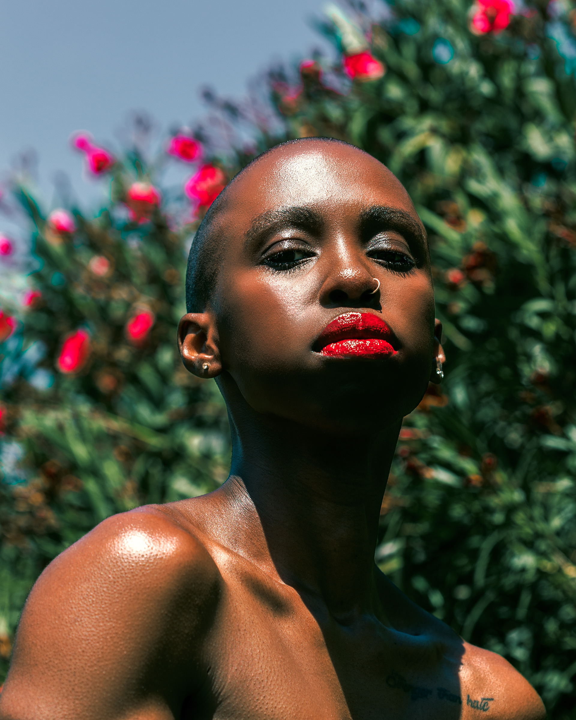 model Priscilla Onakpovhie, photography and makeup Paulina Tyrała