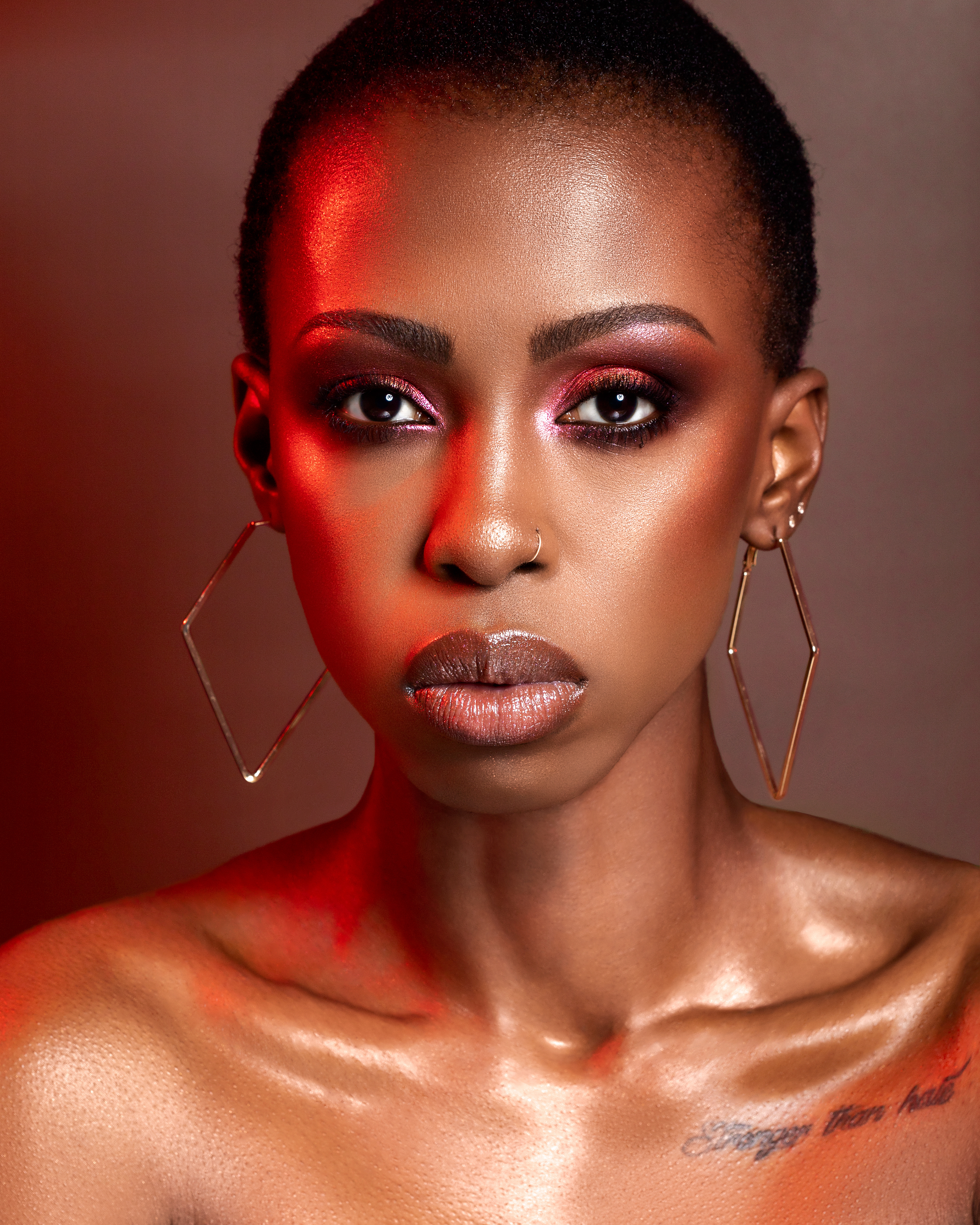 Makeup and Photo: Paulina Tyrala, Model: Priscilla Eguono