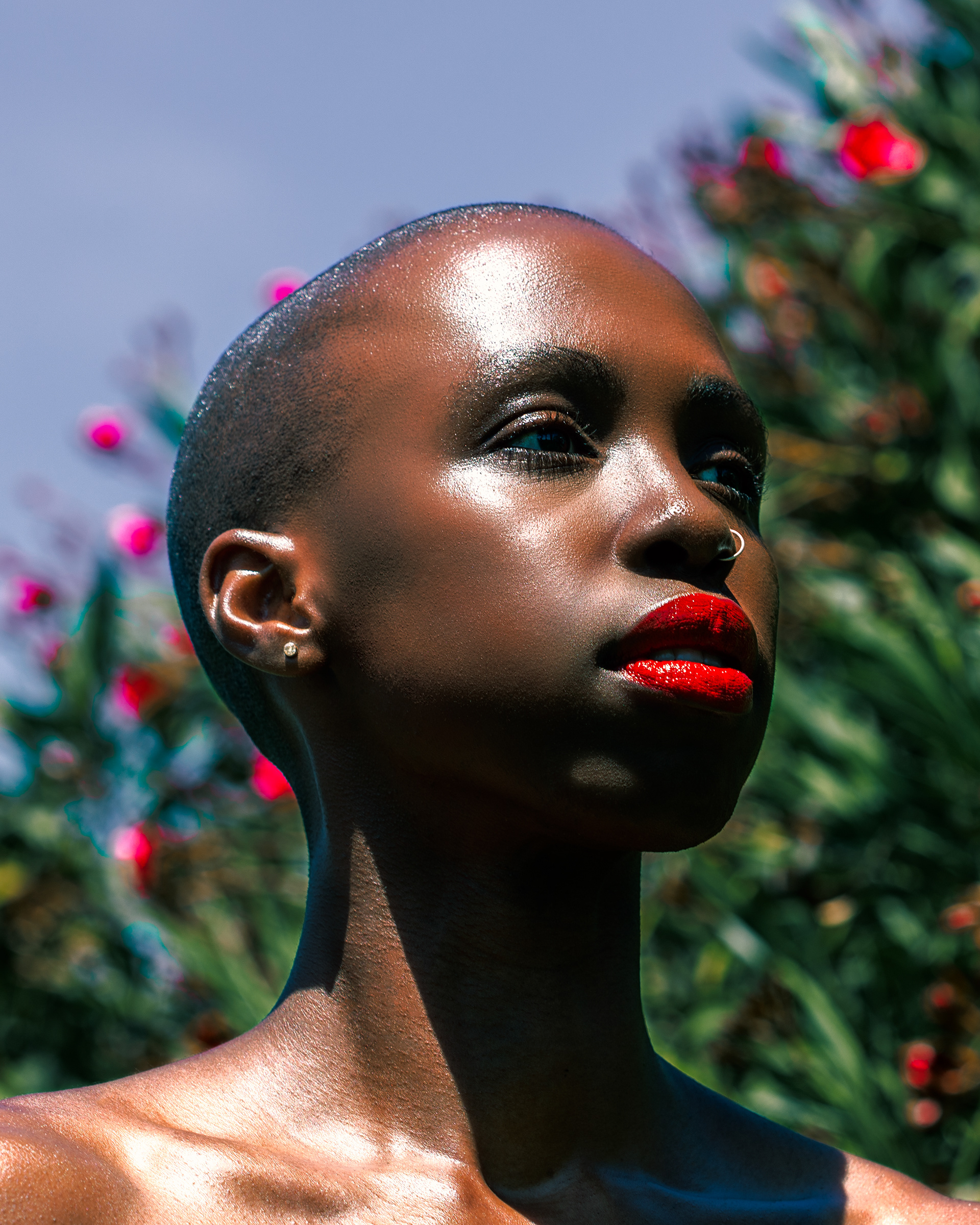 model Priscilla Onakpovhie, photography and makeup Paulina Tyrała