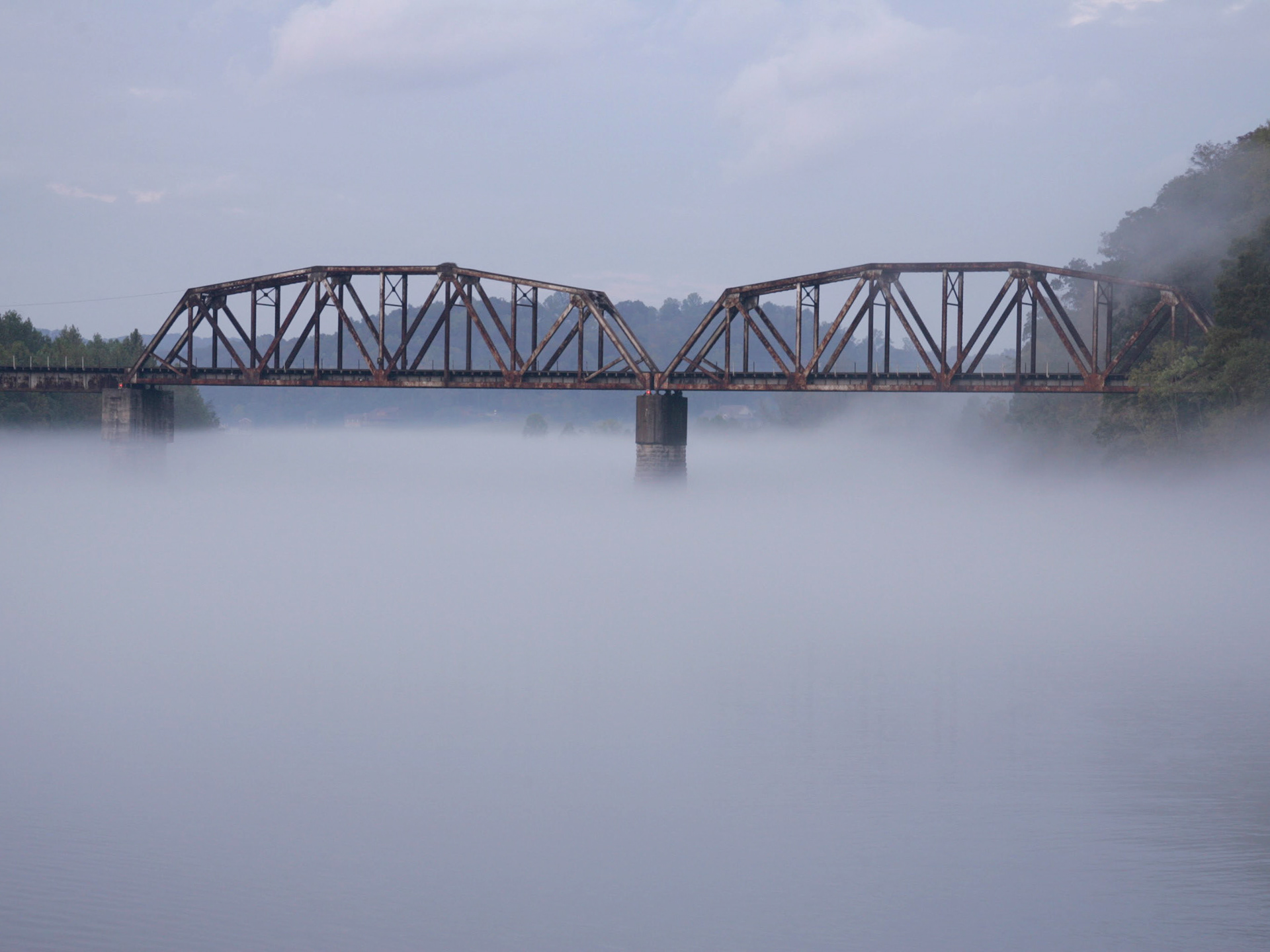 Railroad Span over Clinch River