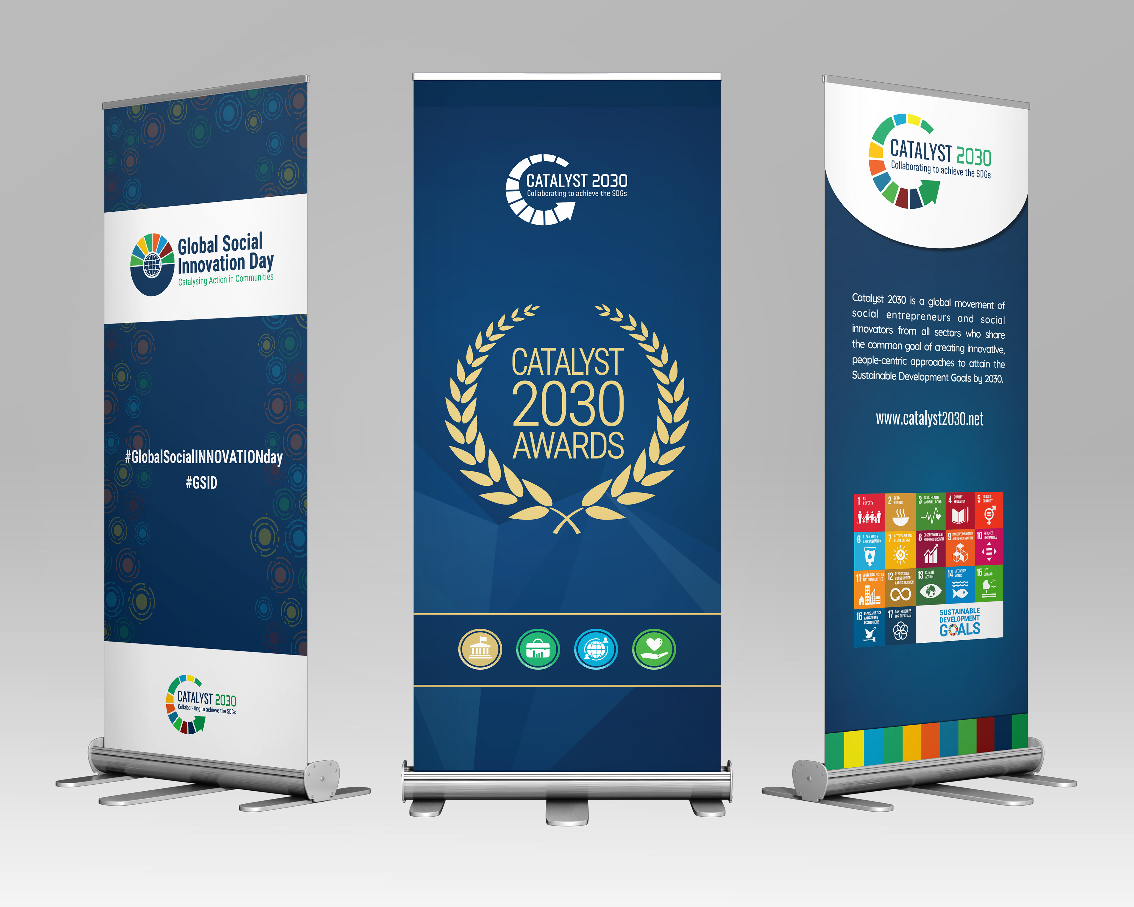 Various Pull-Up Banners - Catalyst 2030 and Flagships