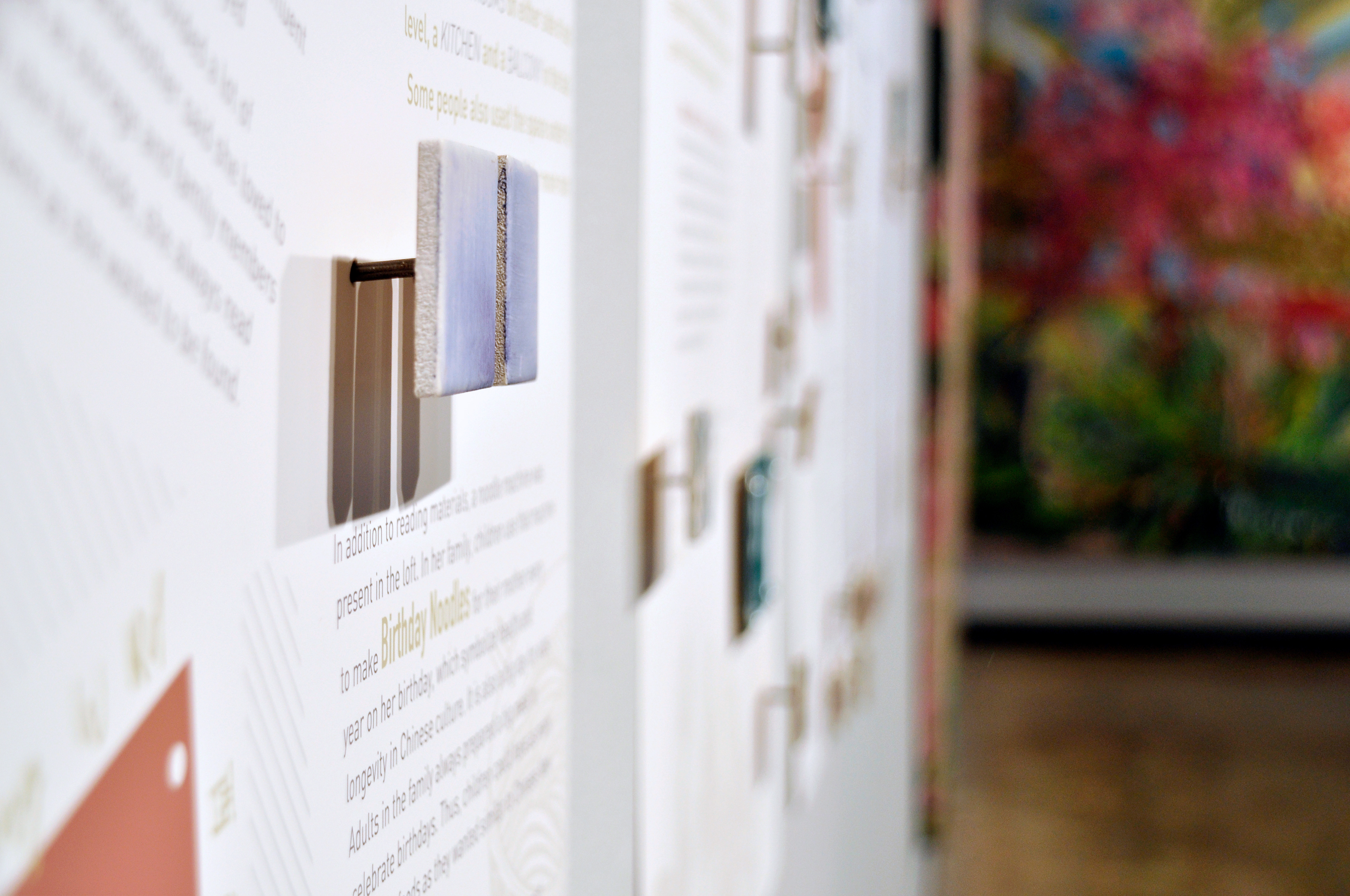 Each Story is decorated with featured tile design.