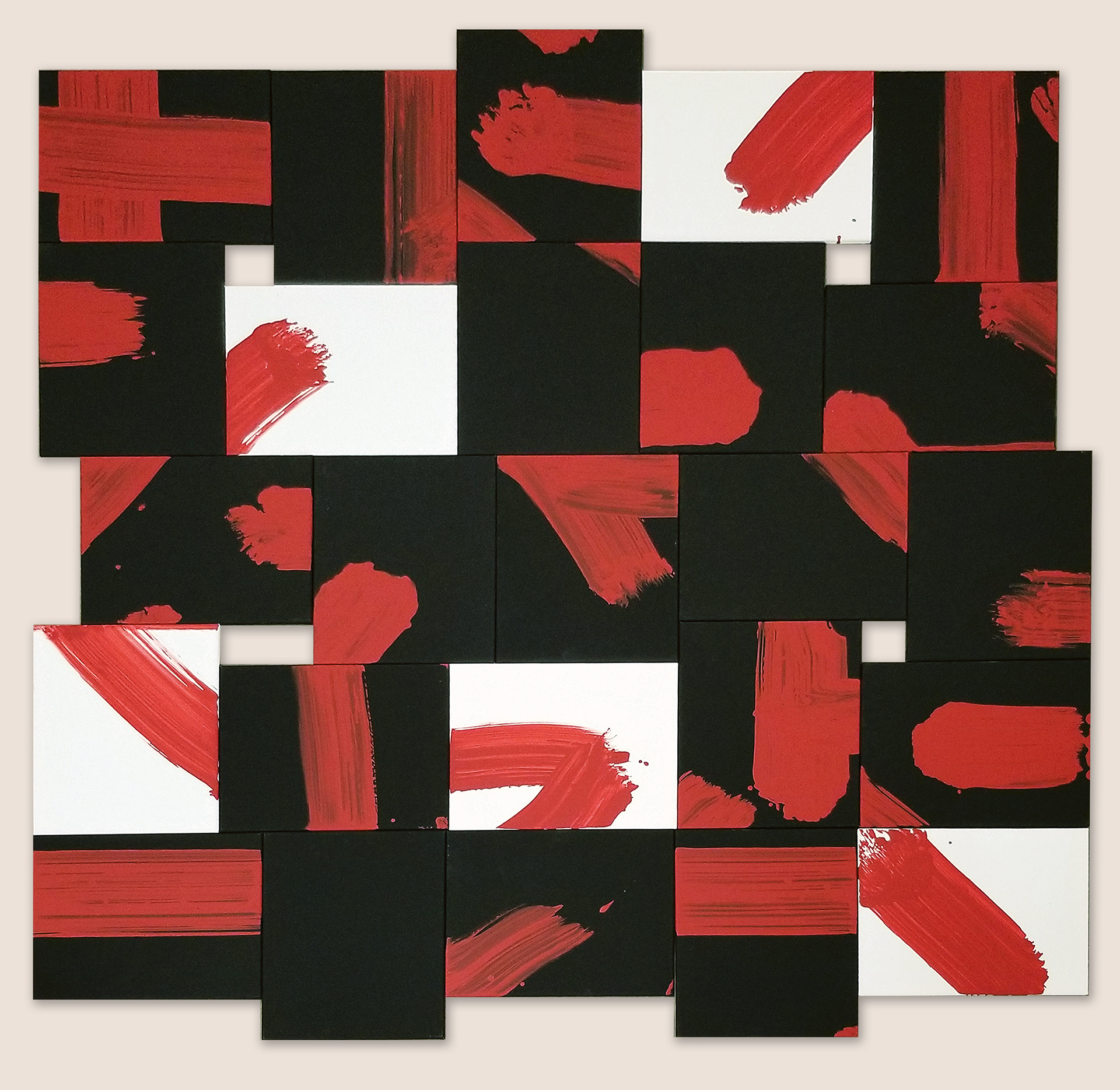 Piece of Artist #2, 2021. Acrylic on canvas, 96 x 96 inches.