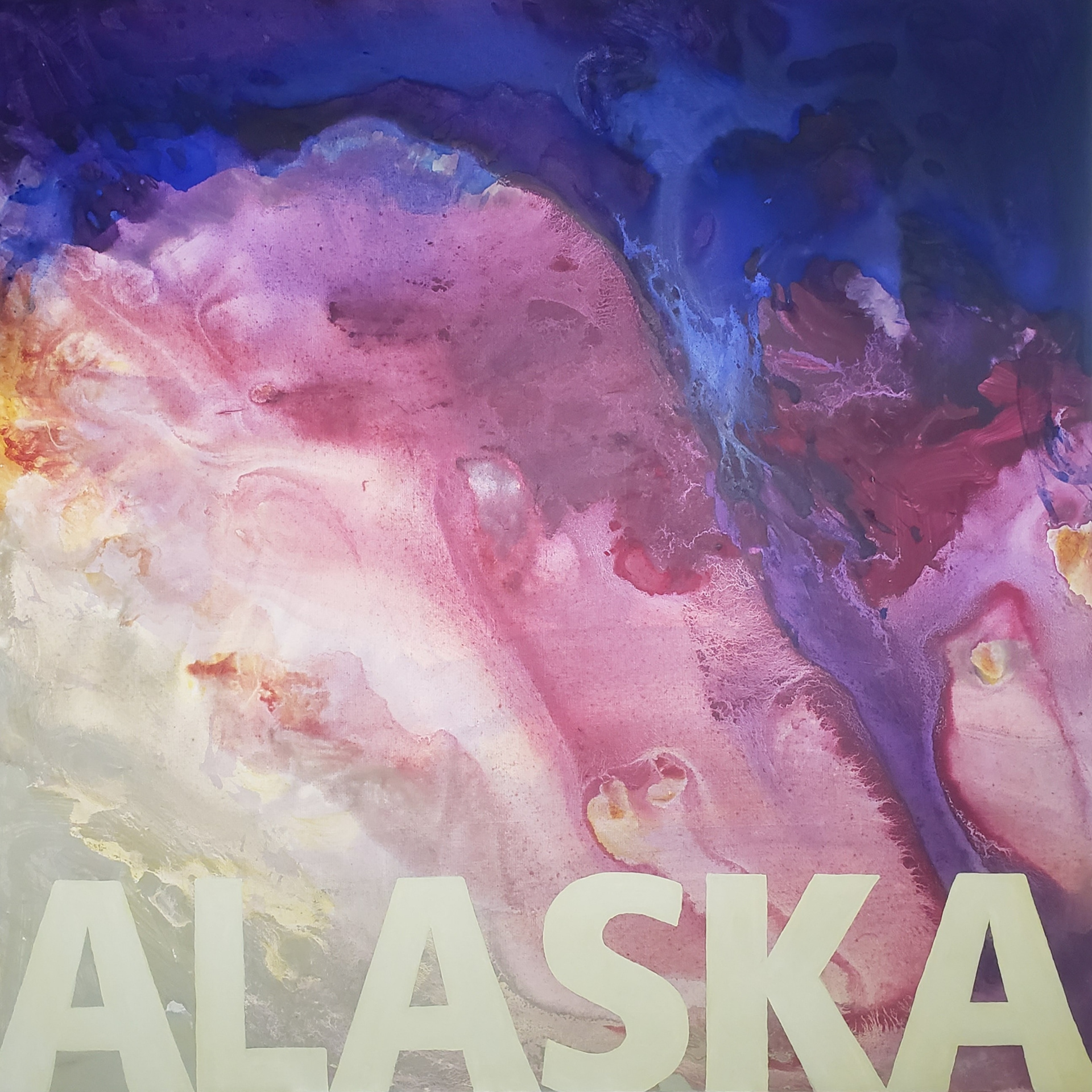 SOLD - Alaska, 2023. Acrylic on canvas, 48 x 48 inches.