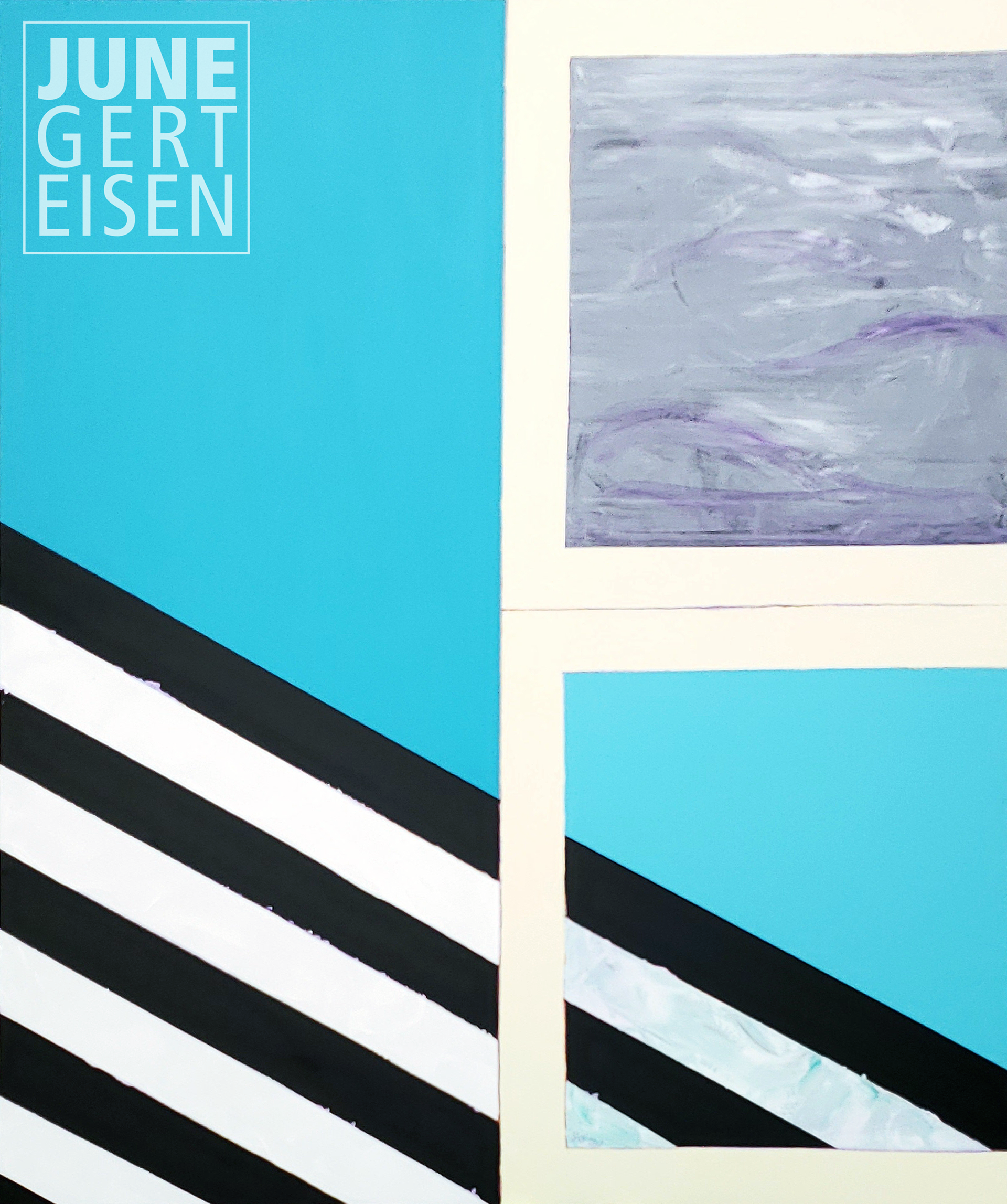 Secret Garden, 2020. Acrylic on canvas, 60 x 48 inches.