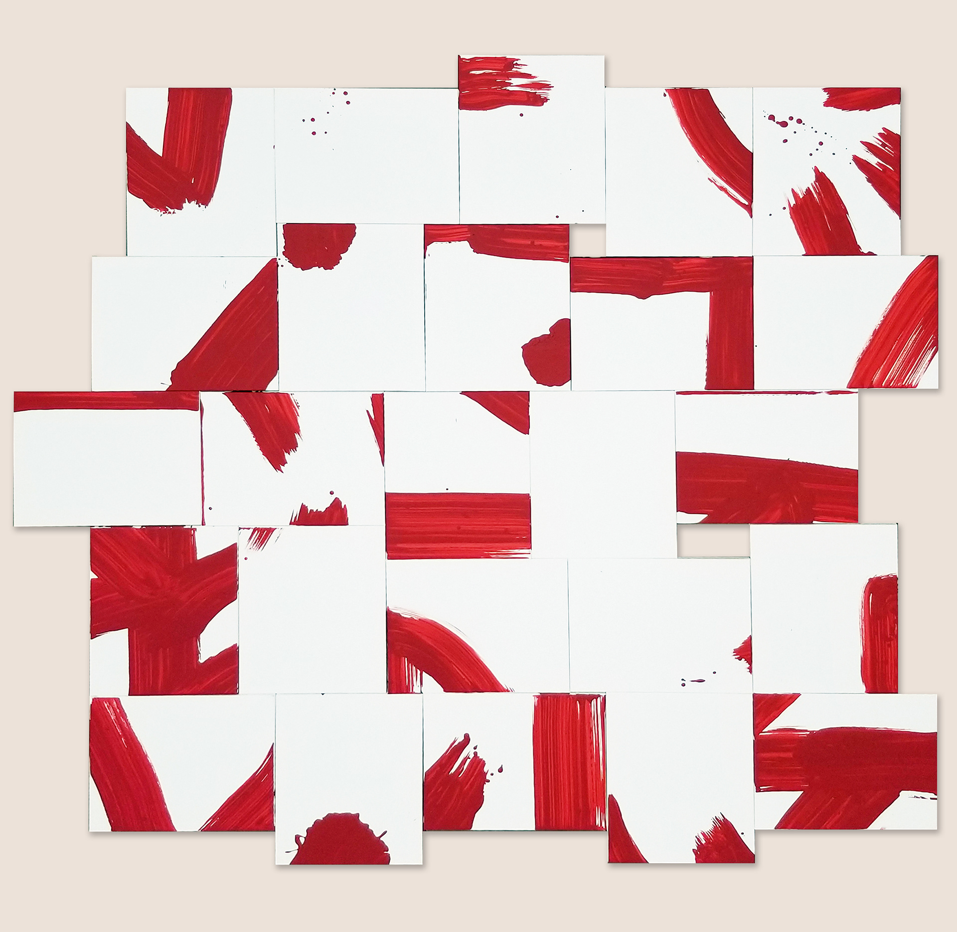 Piece of Artist #3, 2021. Acrylic on canvas, 96 x 96 inches.