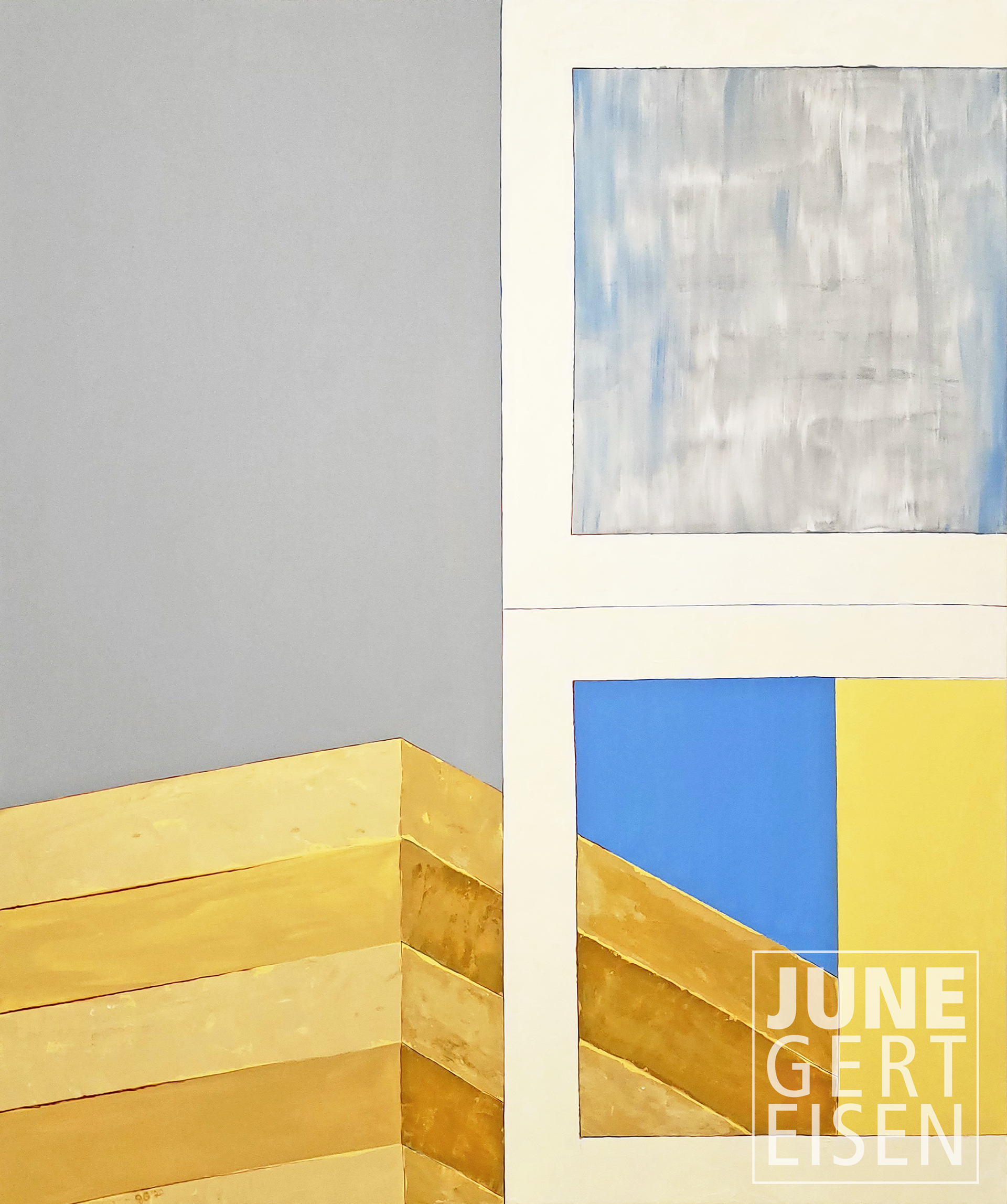 Tehama St., SF, 2020. Acrylic on canvas, 60 x 48 inches.