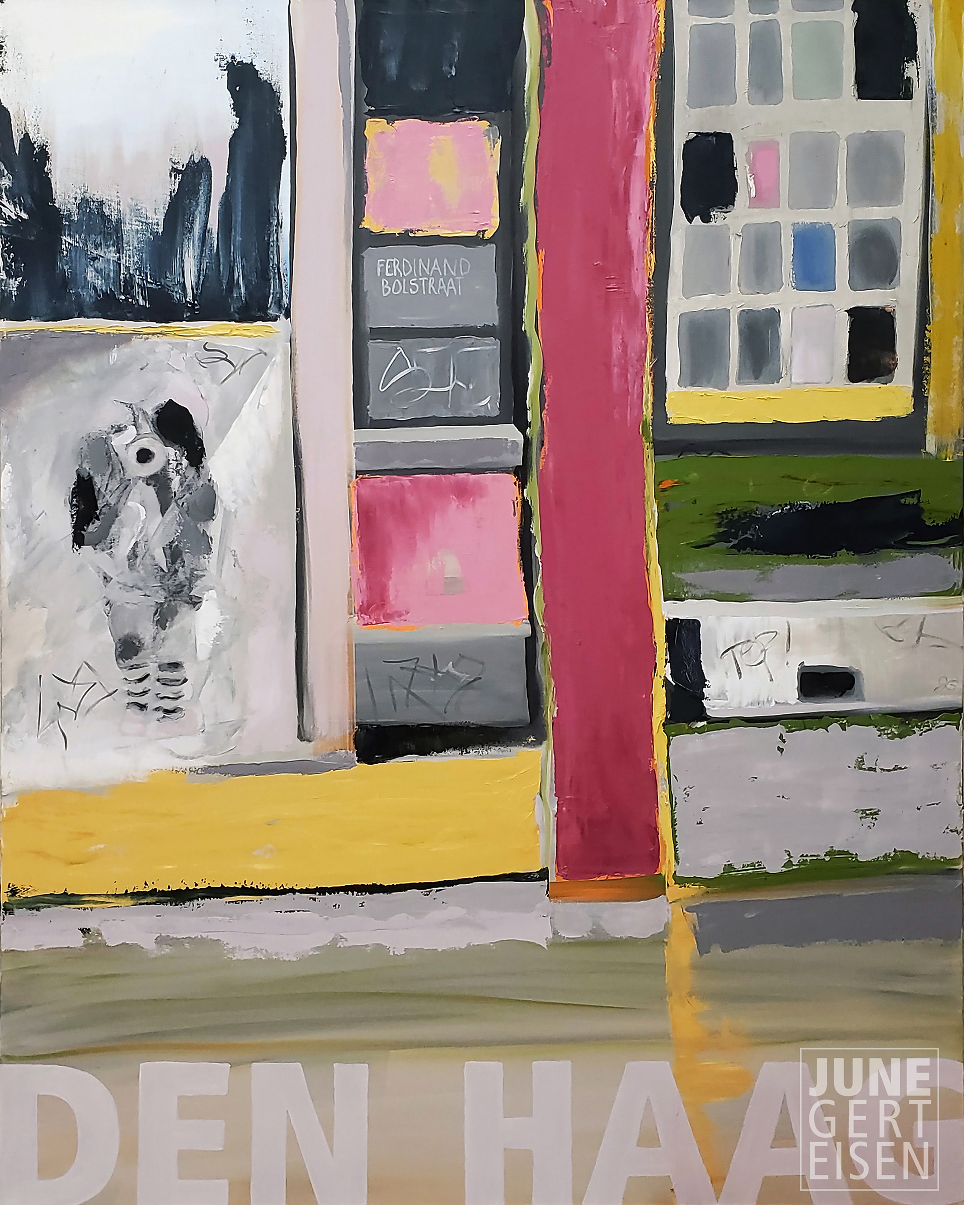 Den Haag, 2023. Oil on canvas, 60 x 48 inches.