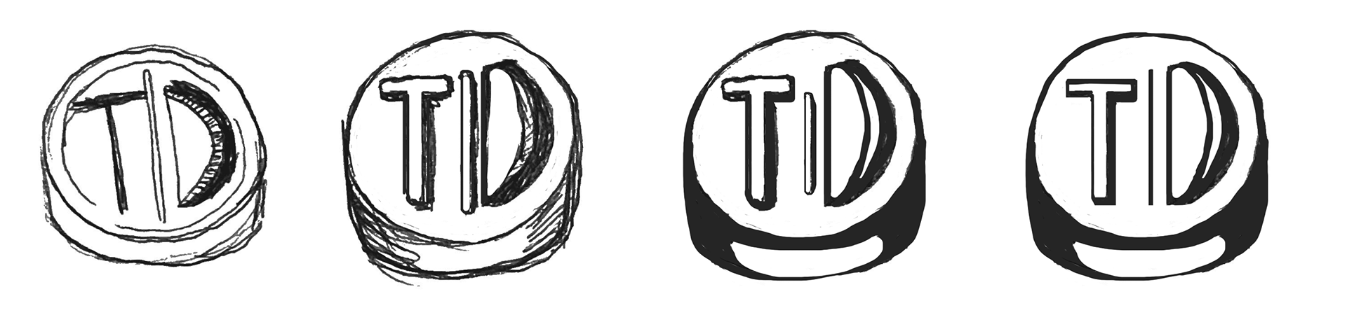 More spice bottle tops with different shading styles and shapes