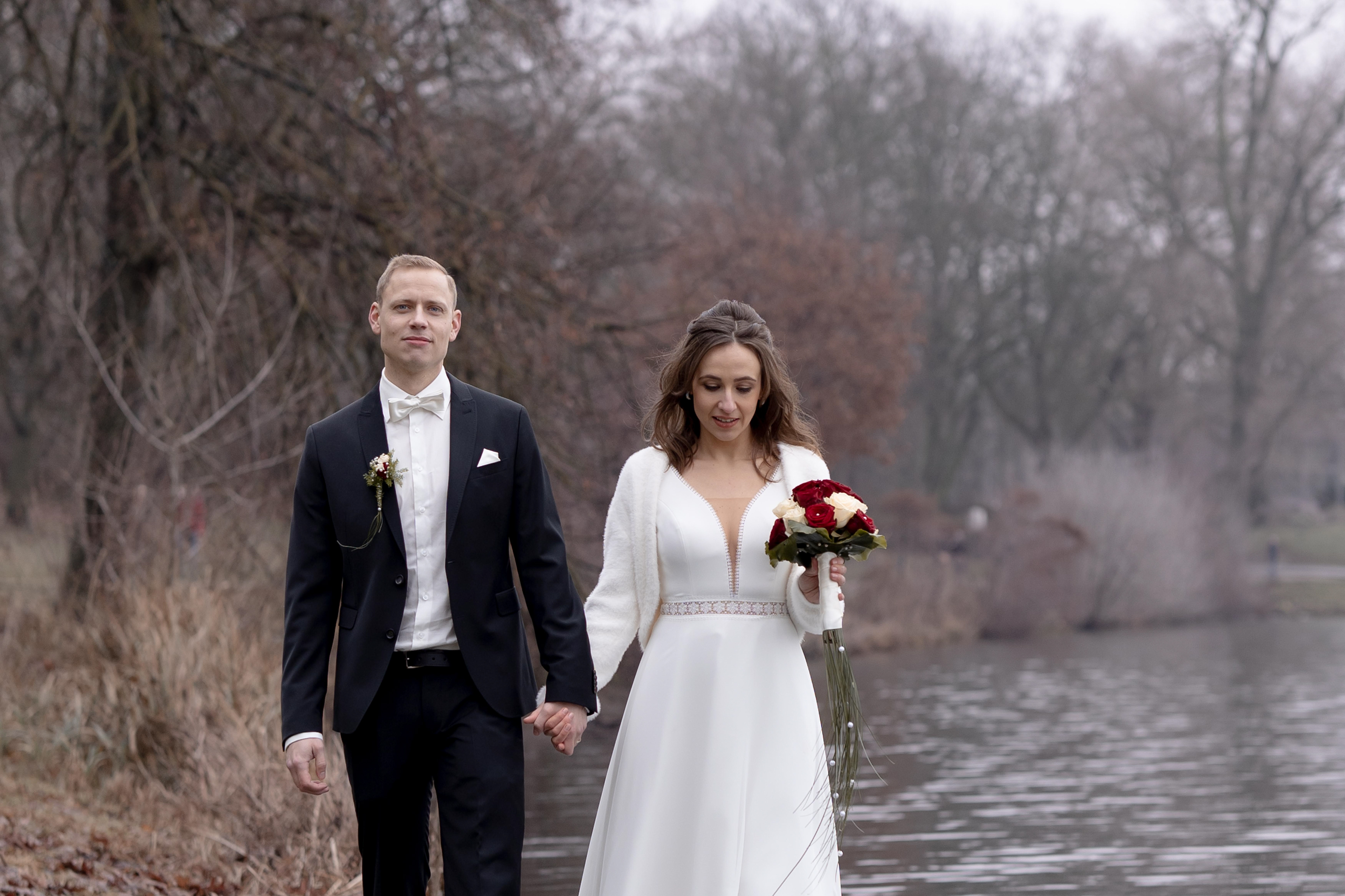 Hochzeitsfoto in Münster am Aasee