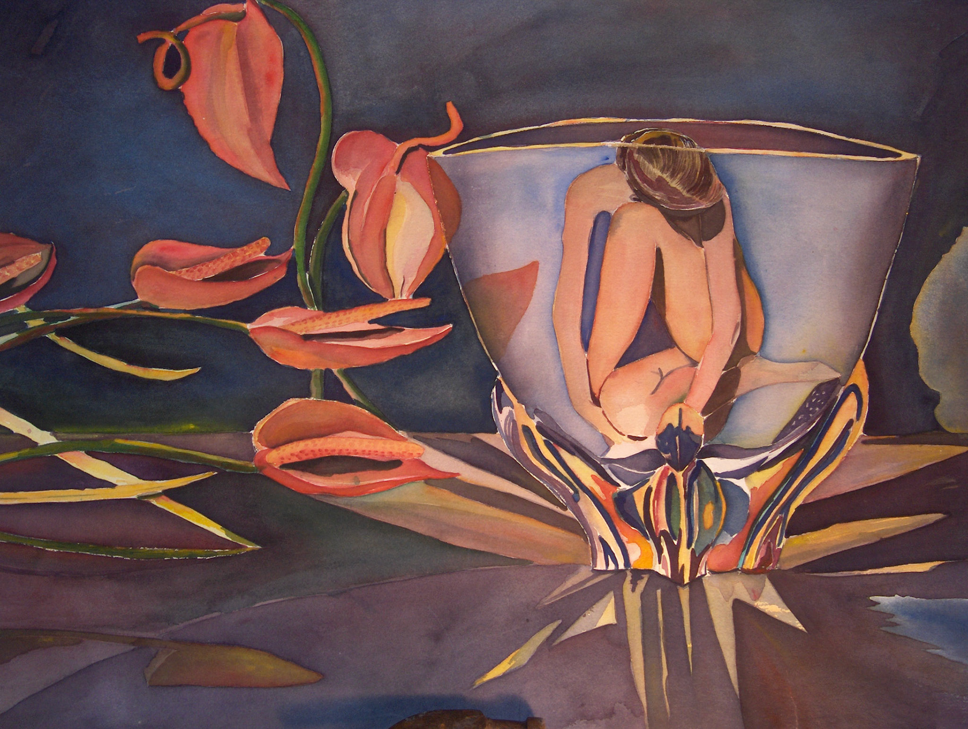 Woman in a Glass - Mujer en Cristal