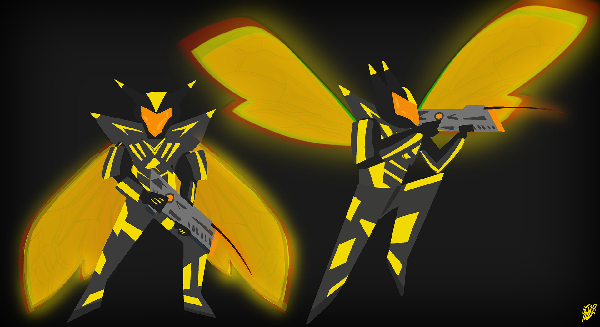 Wasp Soldiers General Ves and General Dea