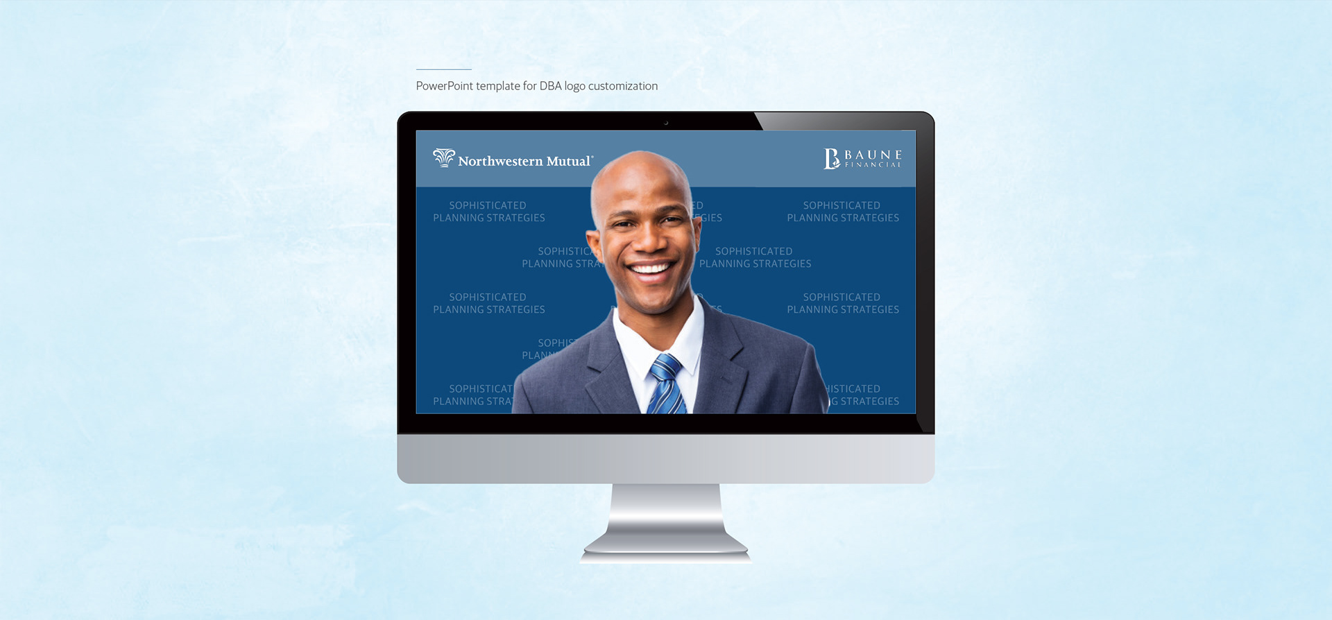 PowerPoint Template for DBA Custom Zoom Background