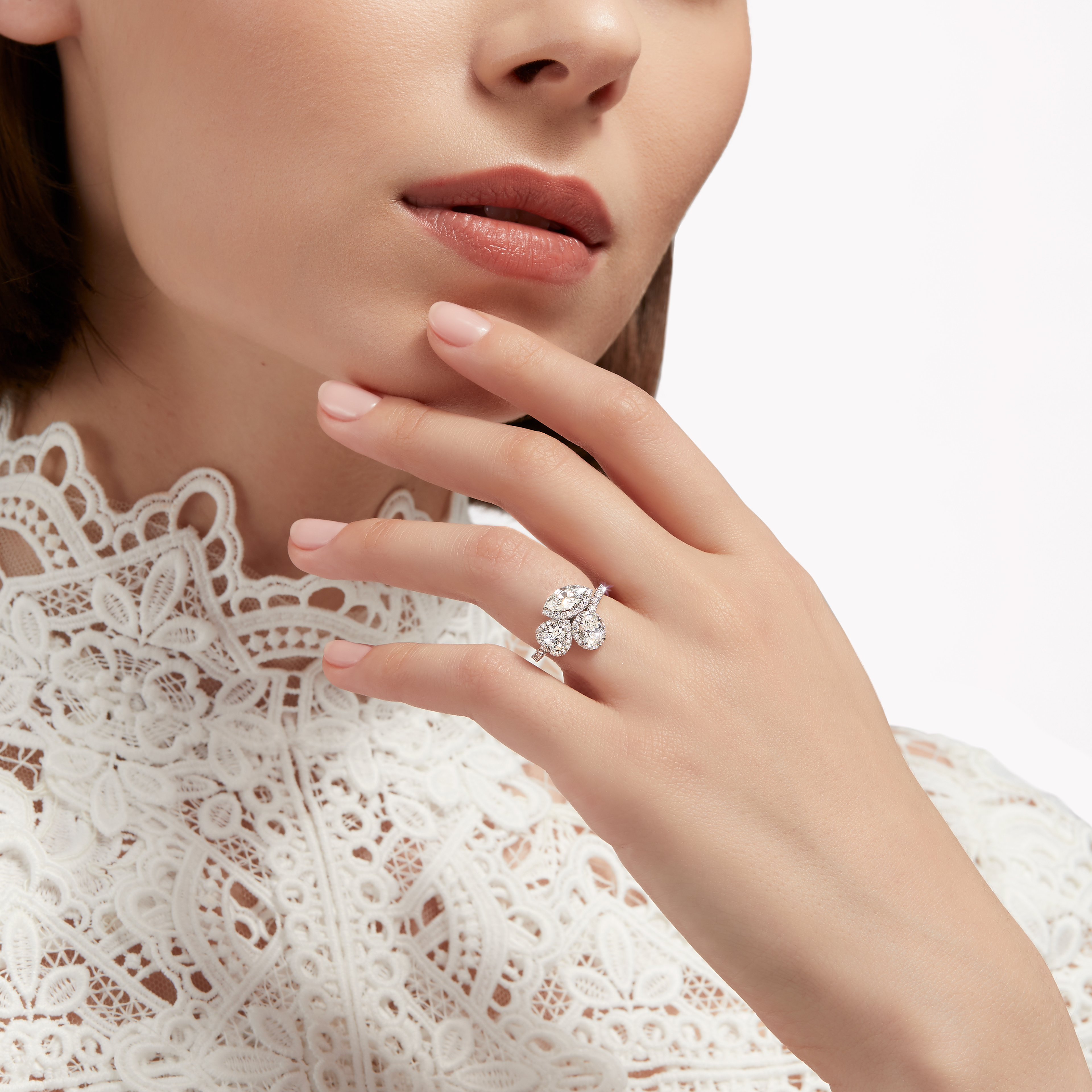 Graff Icon Collection Multi Shape Diamond Engagement Ring