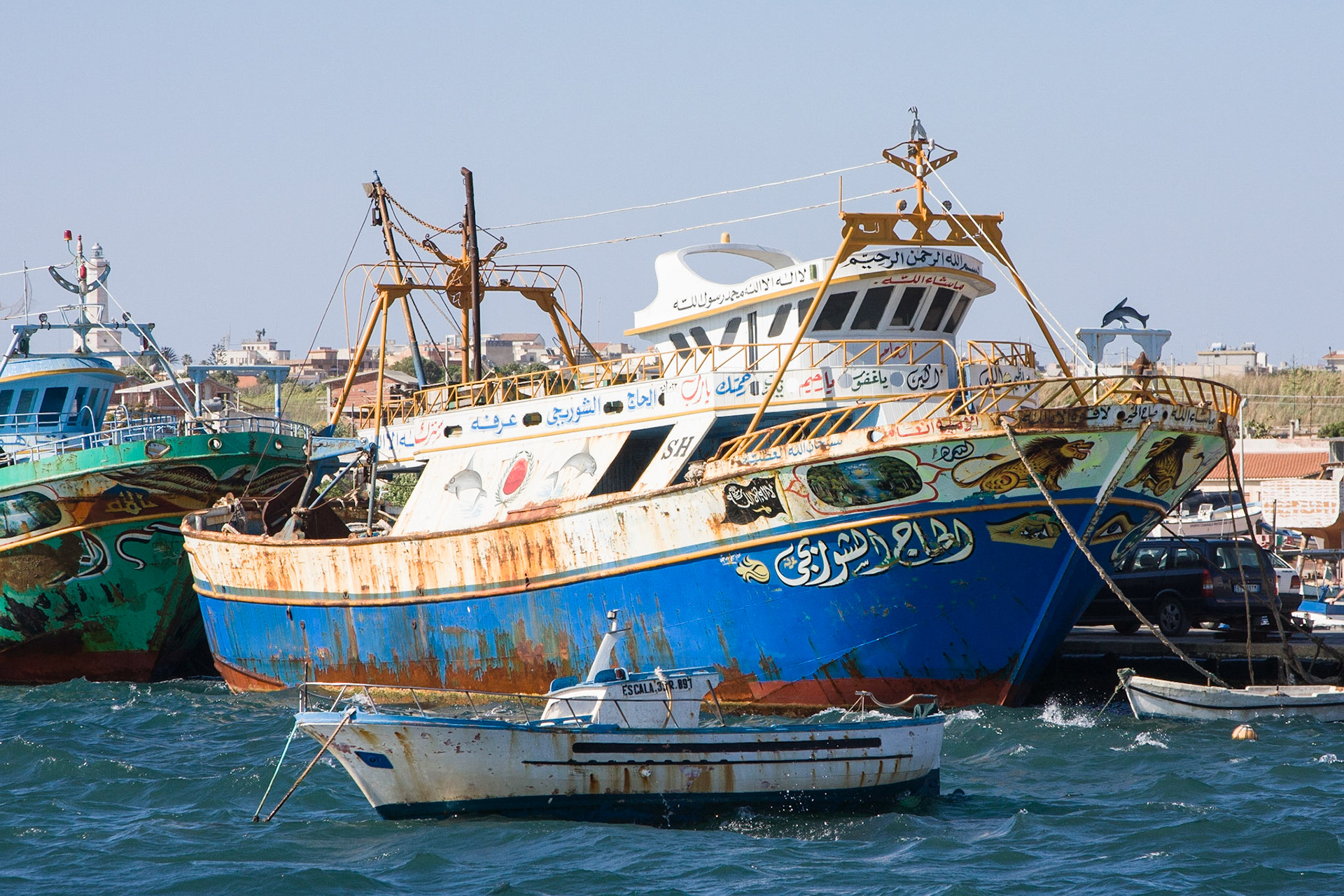 Greek Tuna Trawler at Portopalo Di Capo Passero