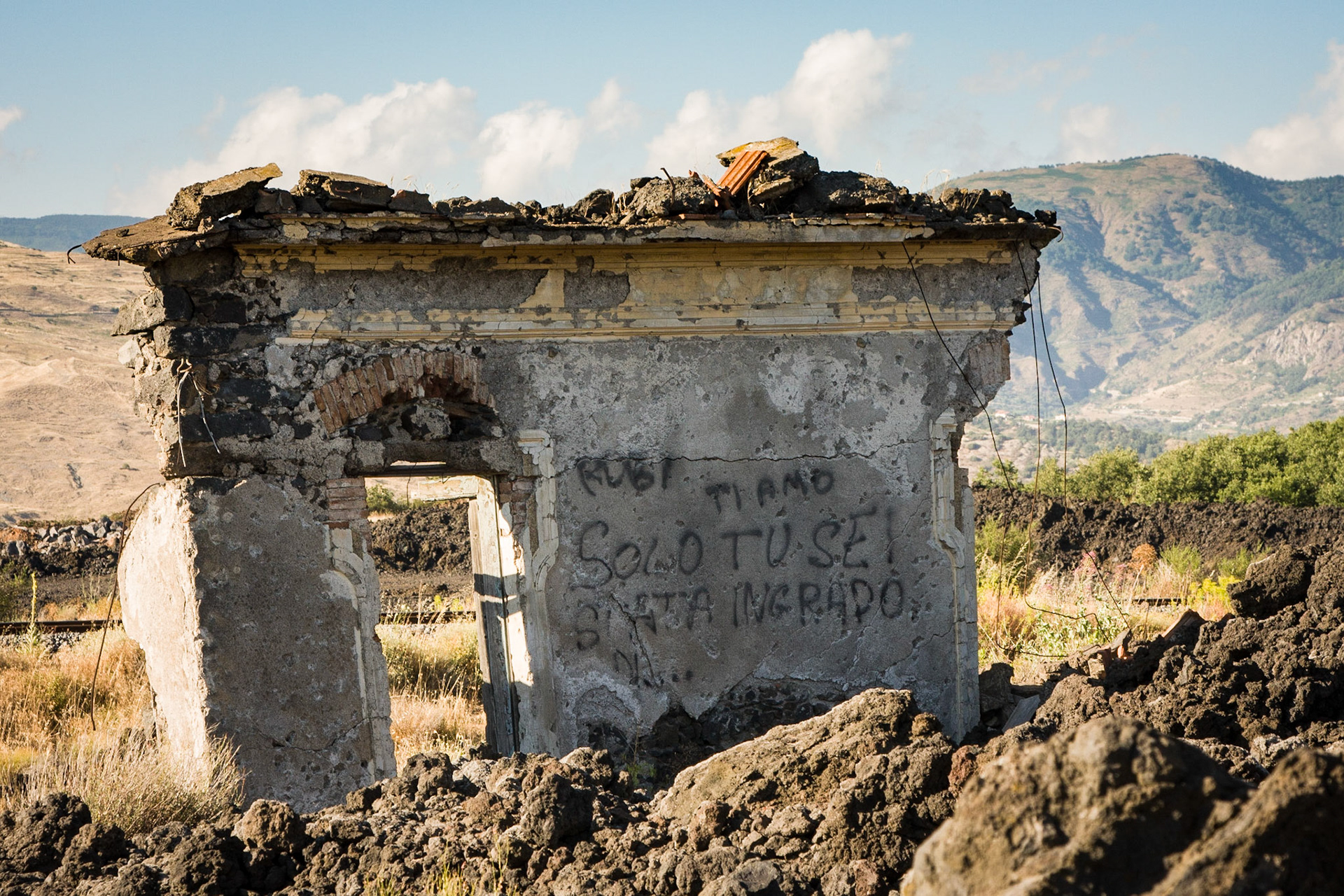 The ruins of a Church