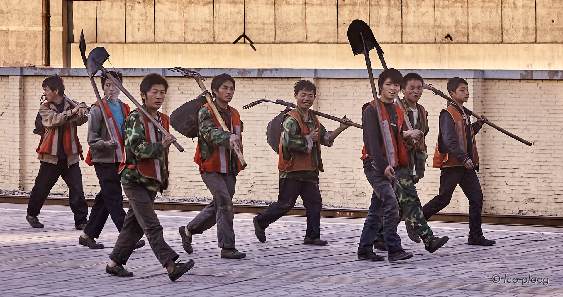 Railroad workers