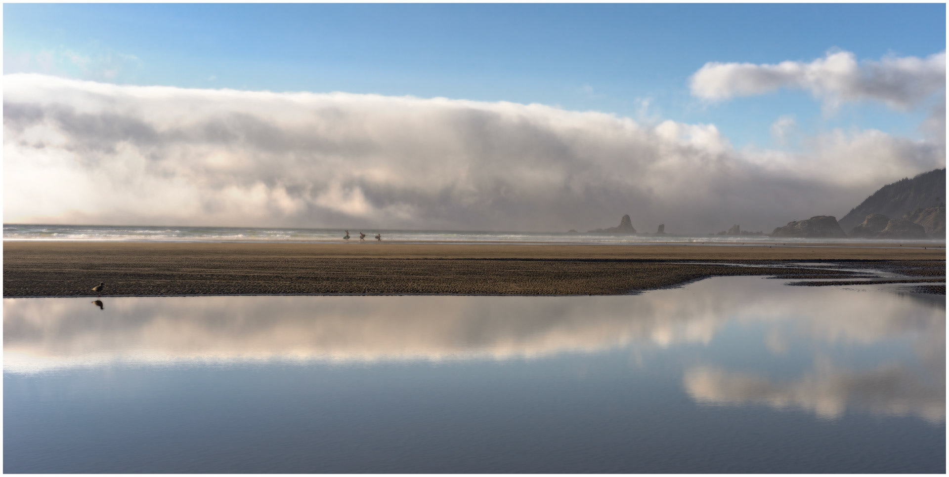 The Three Surfers - Cannon Beach, Oregon