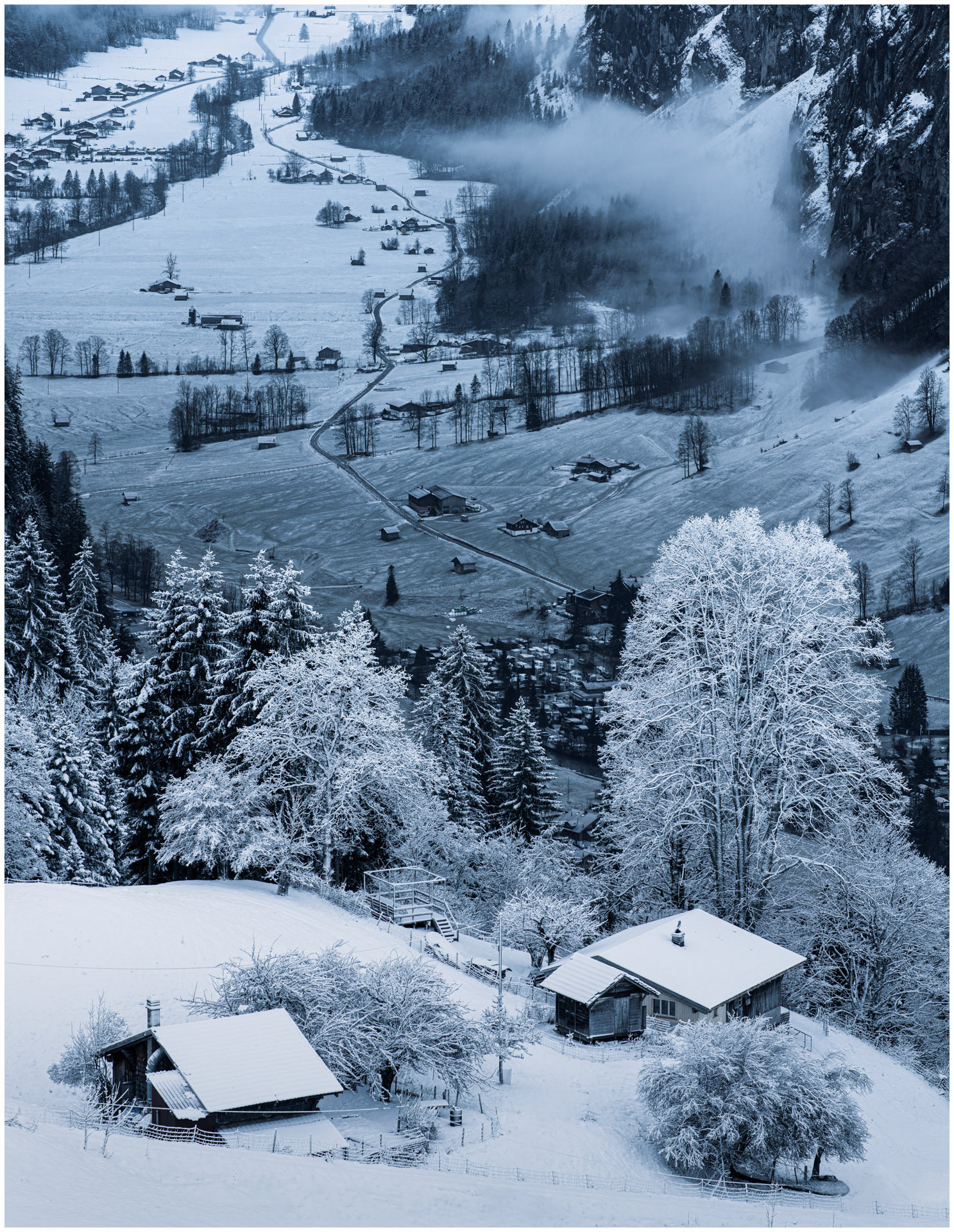 Frozen in Blue - Wengen, Berner Oberland