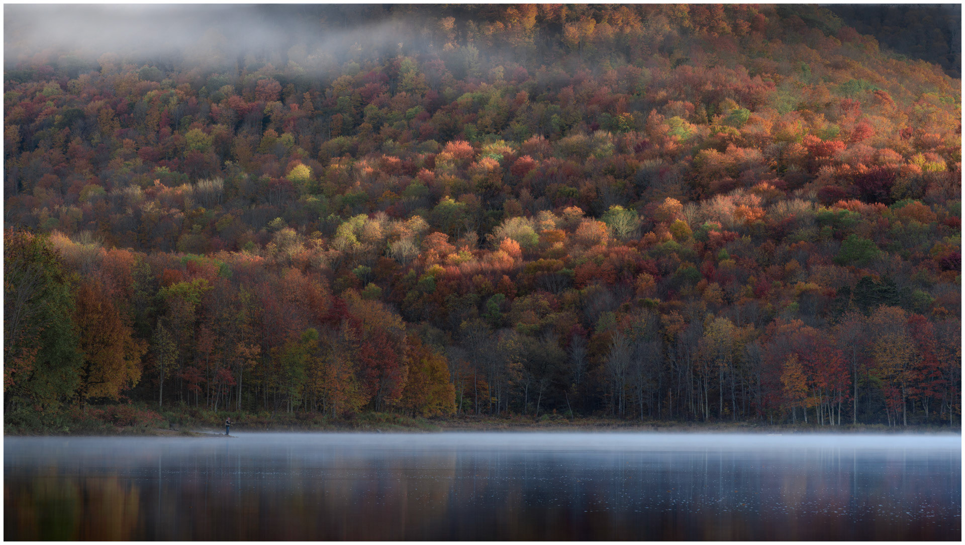 The Lone Fisherman - Catskills, New York