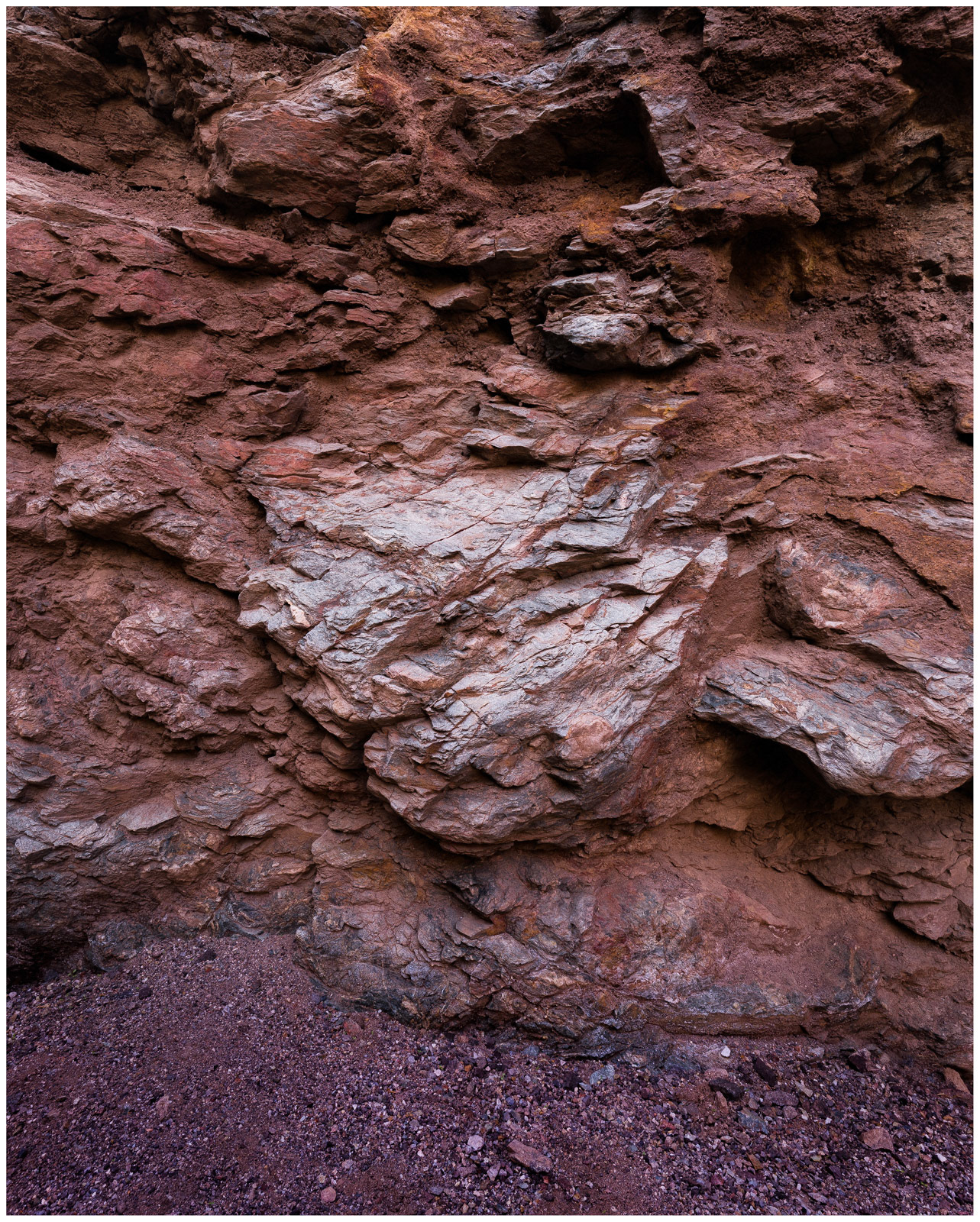 Shale and Sandstone - Natural Bridge Canyon, Death Valley