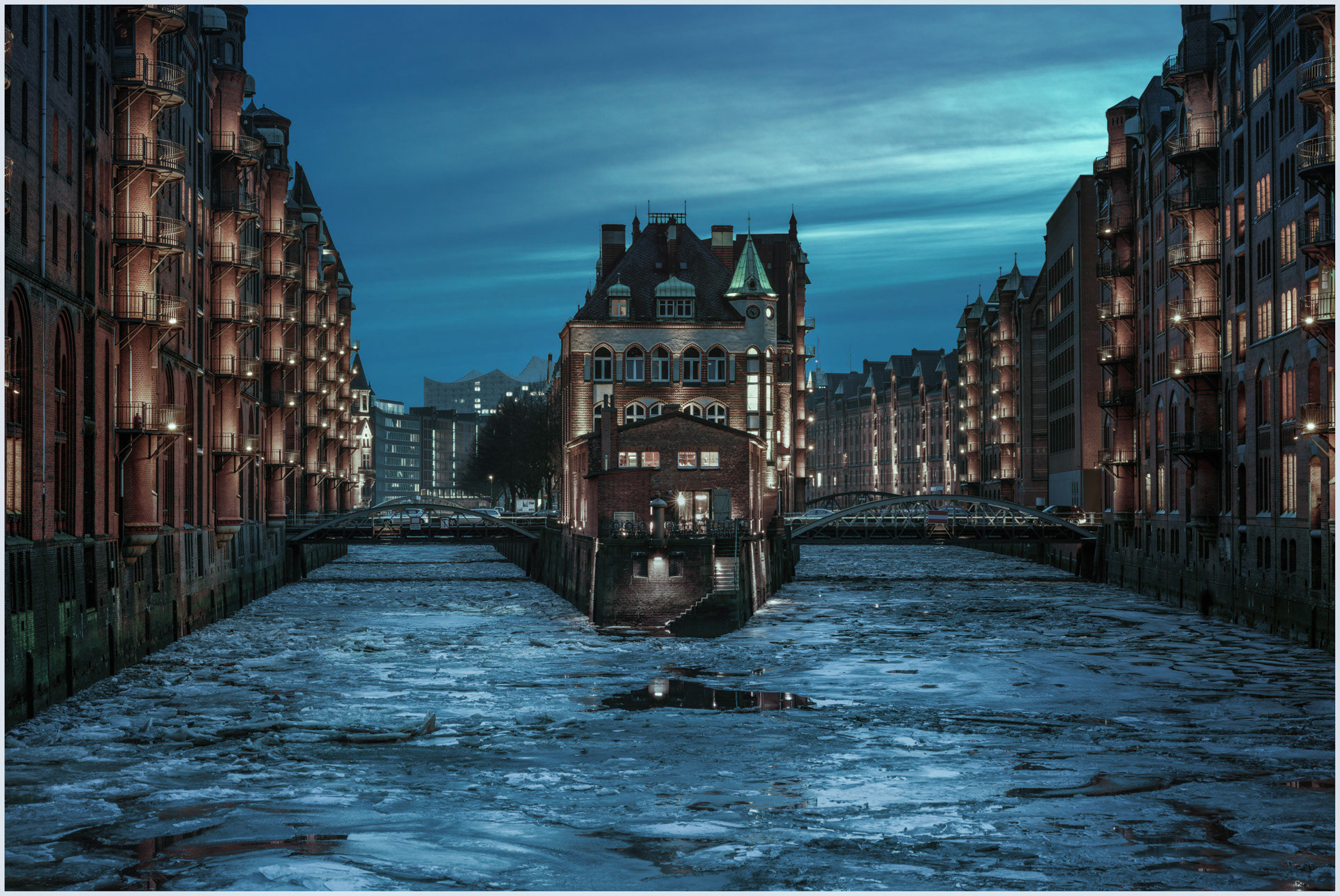 Blue Elbe - Warehouse District, Hamburg