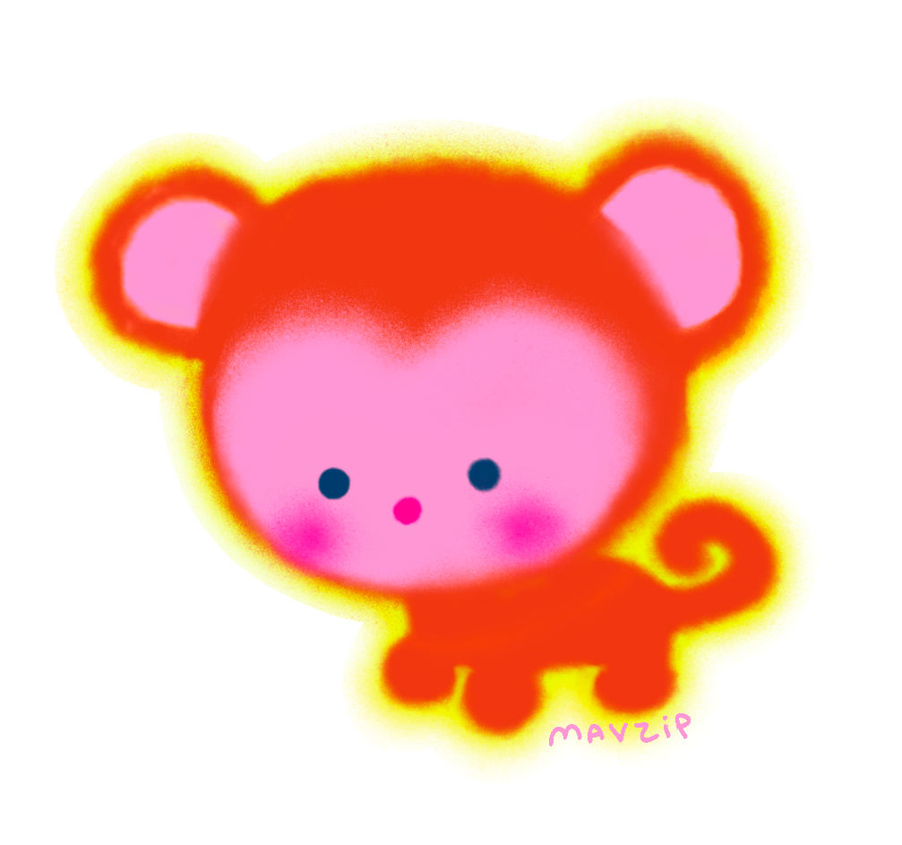 little monkey joe sticker