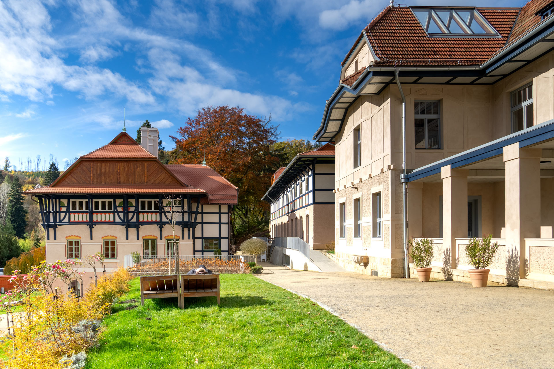 Sluneční lázně, Luhačovice