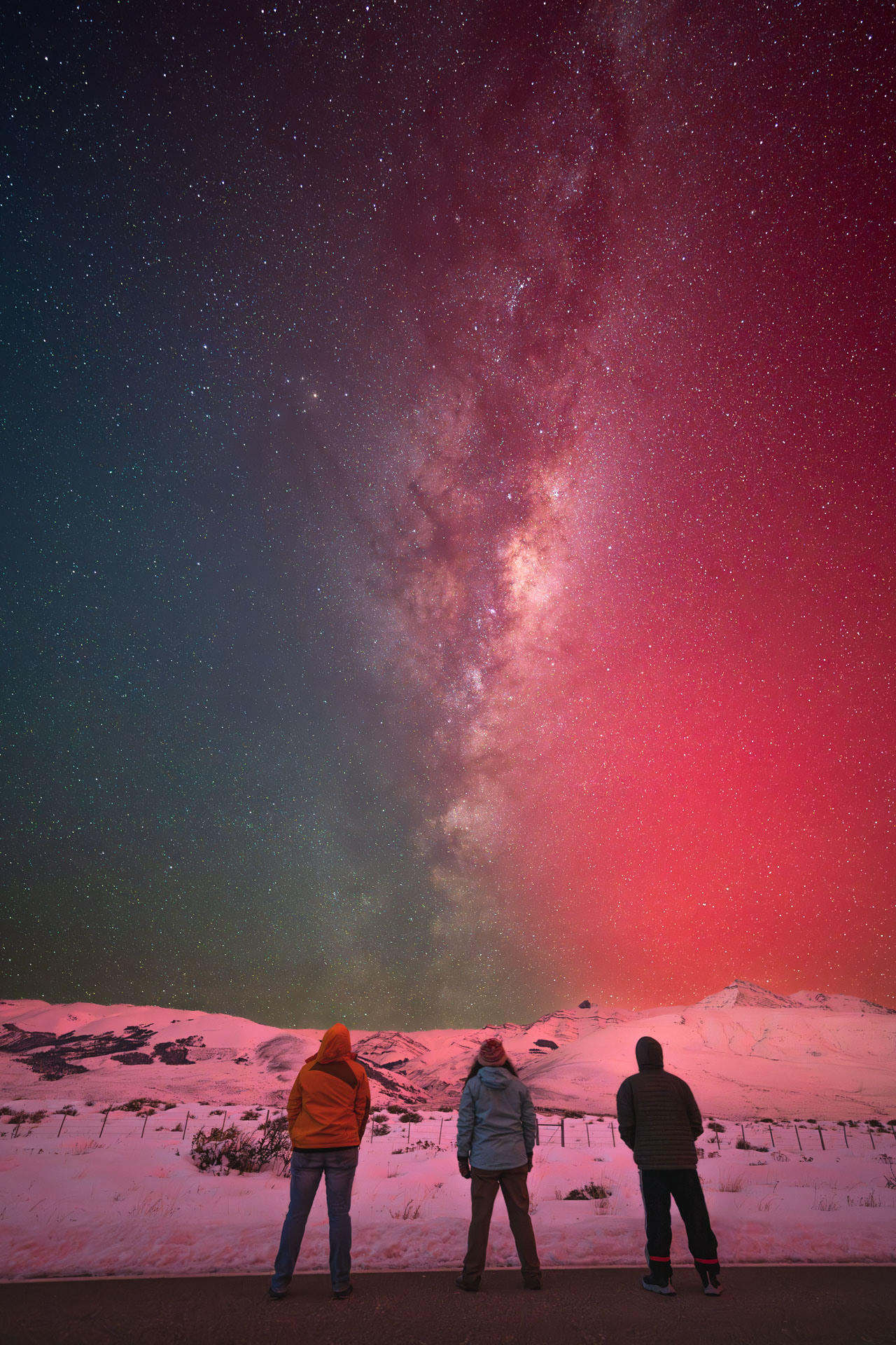 Aurora and Milky Way - El Chalten, Argentina
