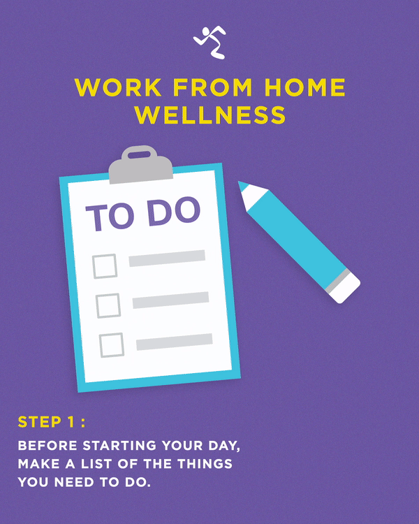 Work from home wellness tips