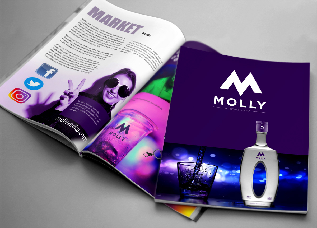 Molly Vodka Brochure