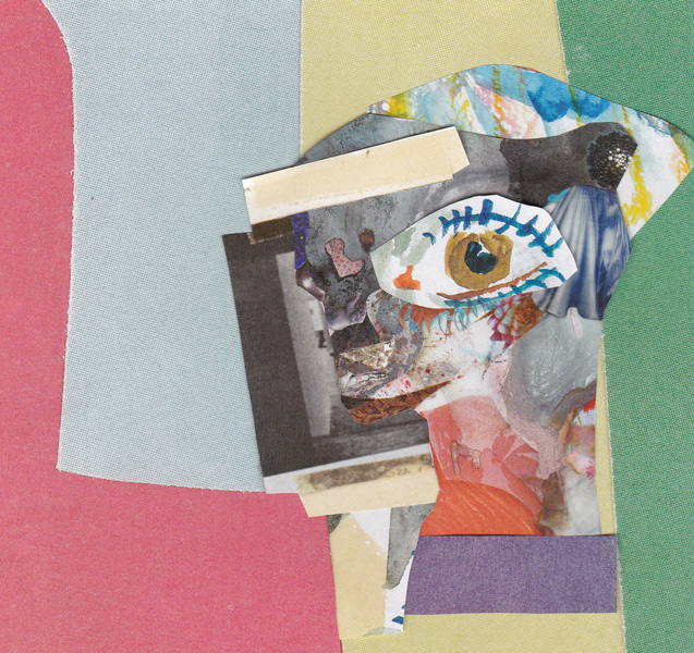 Contemporary Citations Series. Collage on paper, 8 x 10 in. 