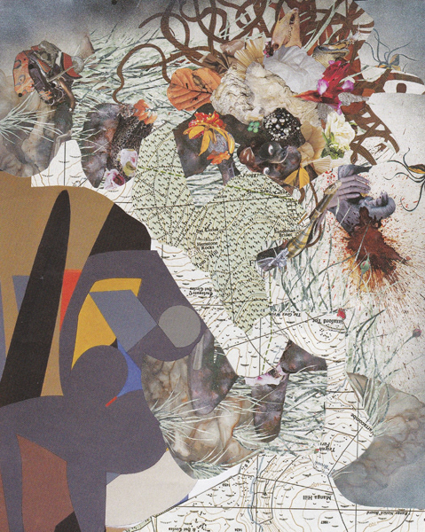 Contemporary Citations Series. Collage on paper, 8 x 10 in. 