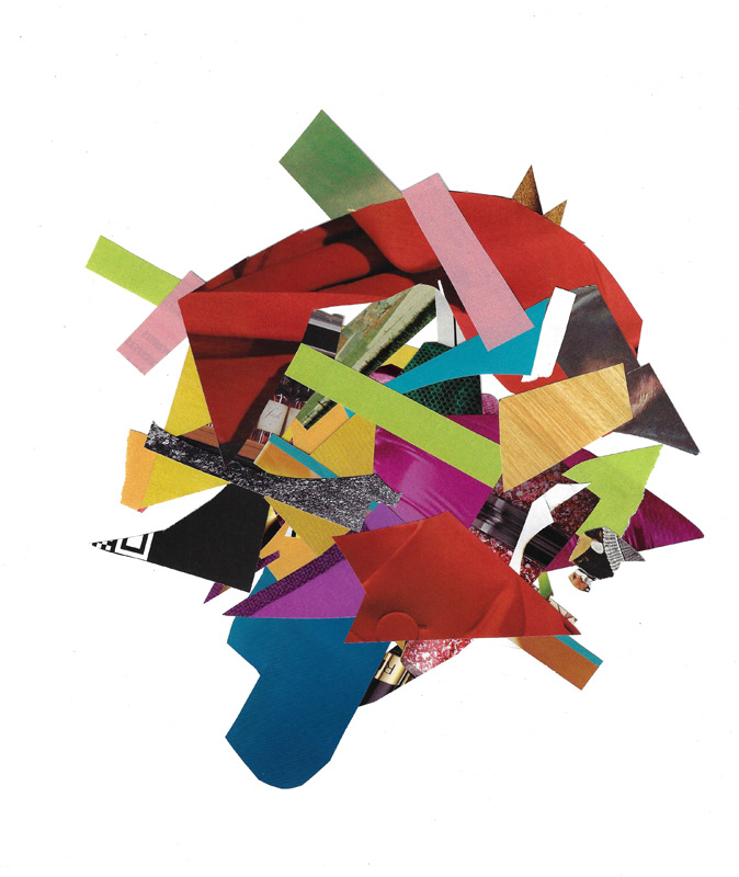 Scintilla Series VIII, 2023. Collage on FLATBED| Joshua Cornelis