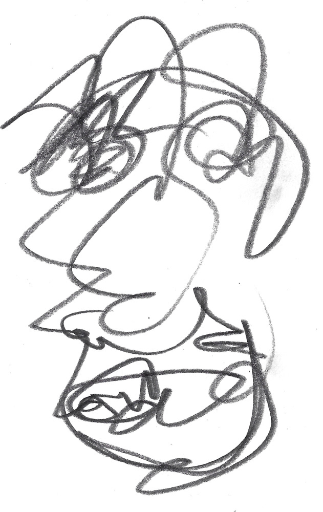 2024 | SELF PORTRAIT | GRAPHITE ON PAPER, 3 X 5 IN | Joshua Cornelis 