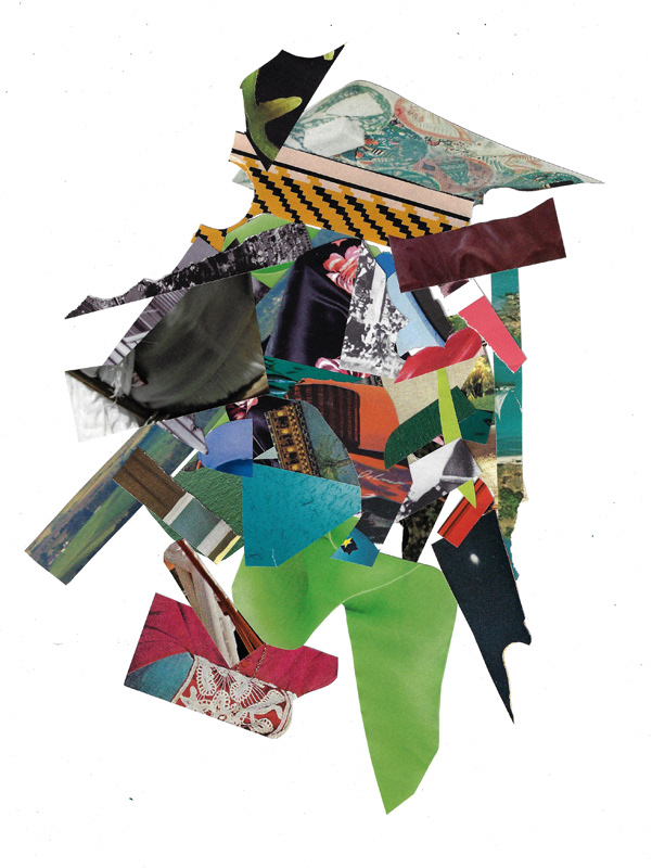 Scintilla Series VII, 2023. Collage on FLATBED | Joshua Cornelis