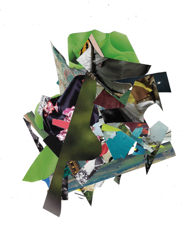 Scintilla Series VII, 2023. Collage on FLATBED | Joshua Cornelis