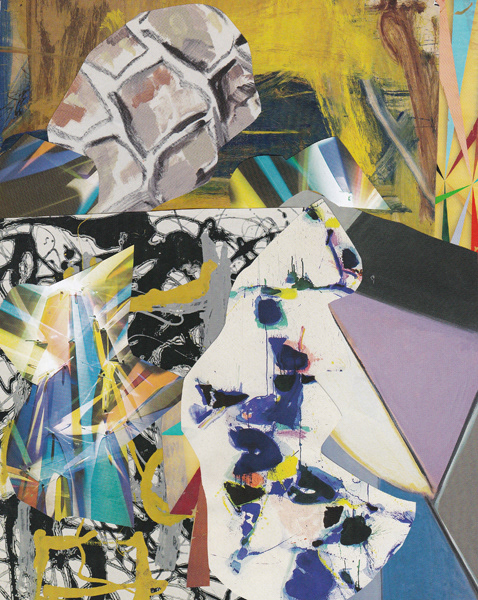Contemporary Citations Series. Collage on paper, 8 x 10 in. 
