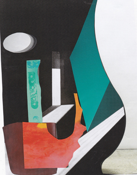 Contemporary Citations Series. Collage on paper, 8 x 10 in. 