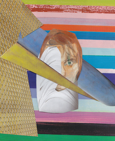 Contemporary Citations Series. Collage on paper, 8 x 10 in. 