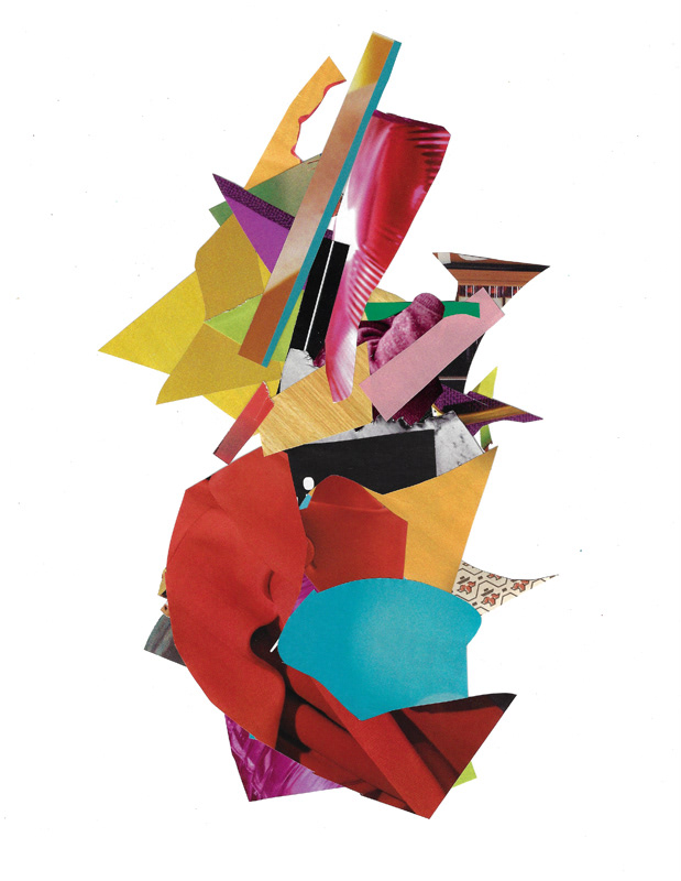 Scintilla Series VIII, 2023. Collage on FLATBED| Joshua Cornelis