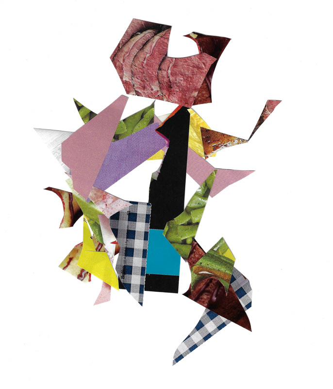 Scintilla Series I, 2020. Collage on Flatbed.